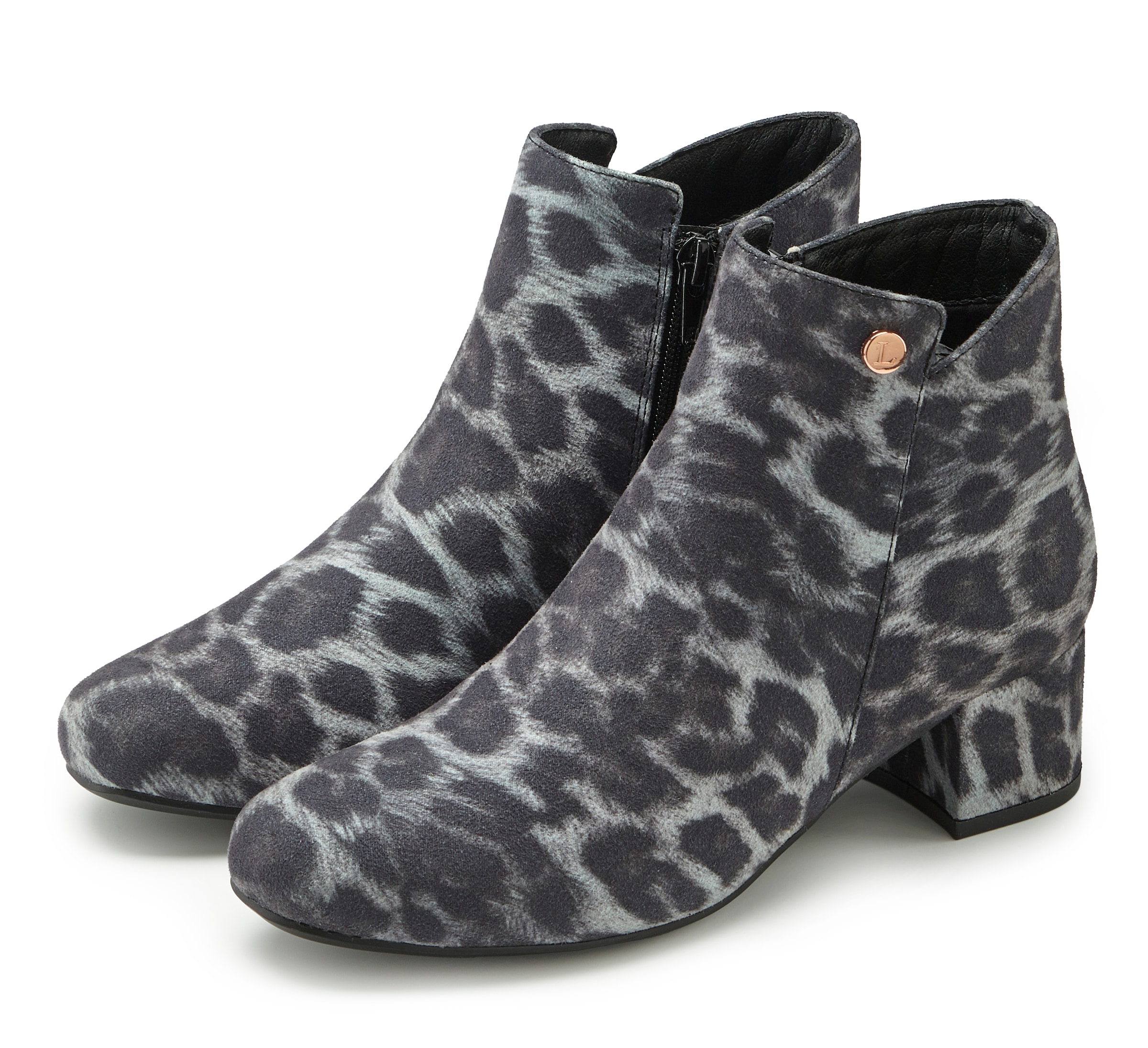 LASCANA Stiefelette "Herbststiefelette, Ankle Boots, Stiefel," mit bequemen Blockabsatz VEGAN