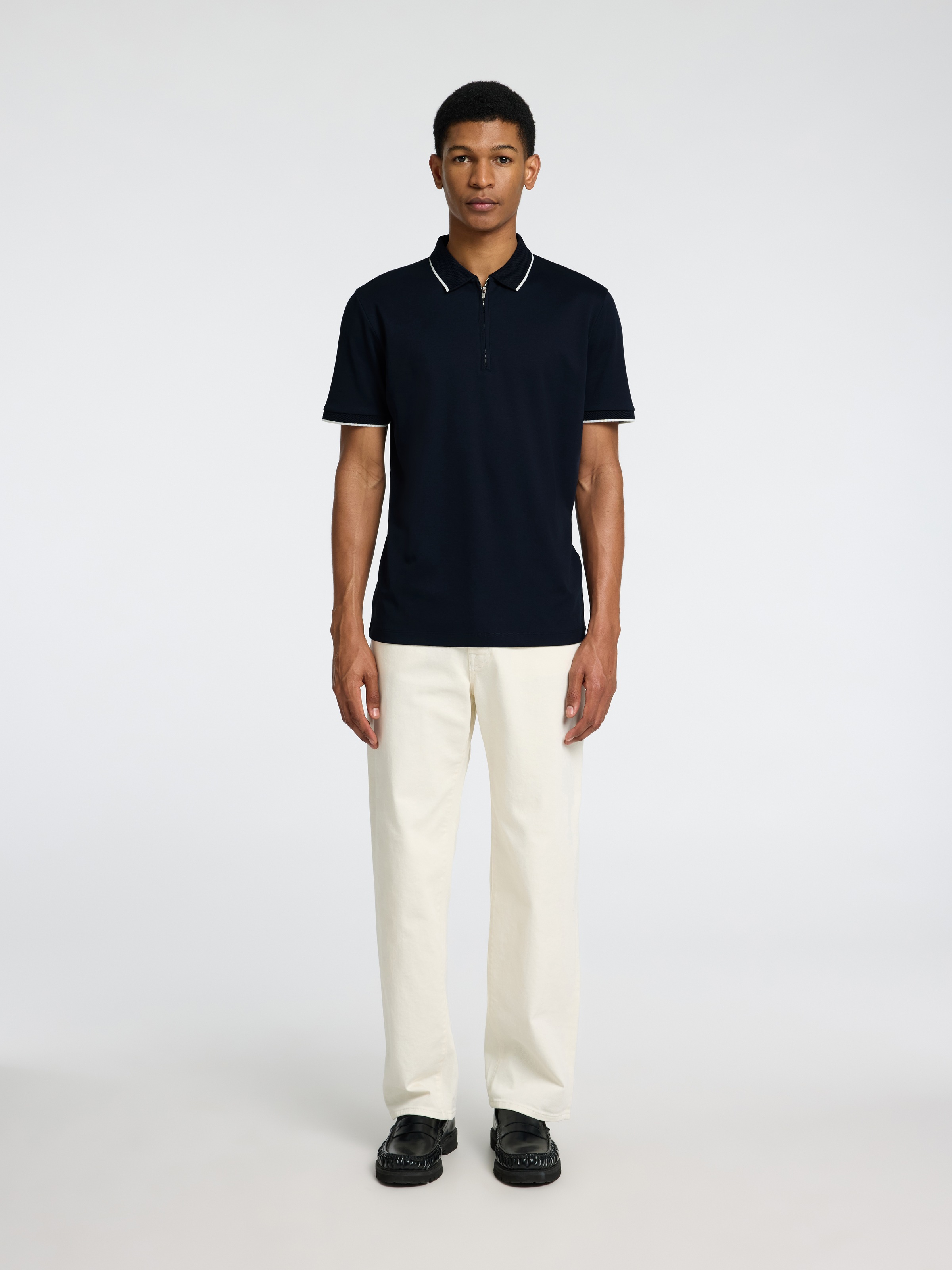 SELECTED HOMME Poloshirt »SLHFAVE SPORT ZIP SS POLO NOOS«