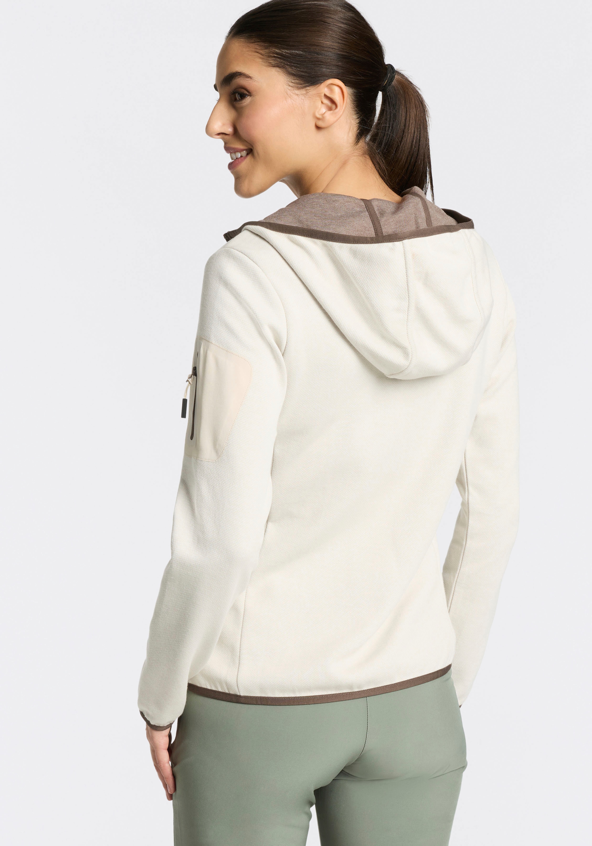 CMP Strickfleecejacke aus Polyester und Baumwolle, erhältlich in den Größen 34 bis 50