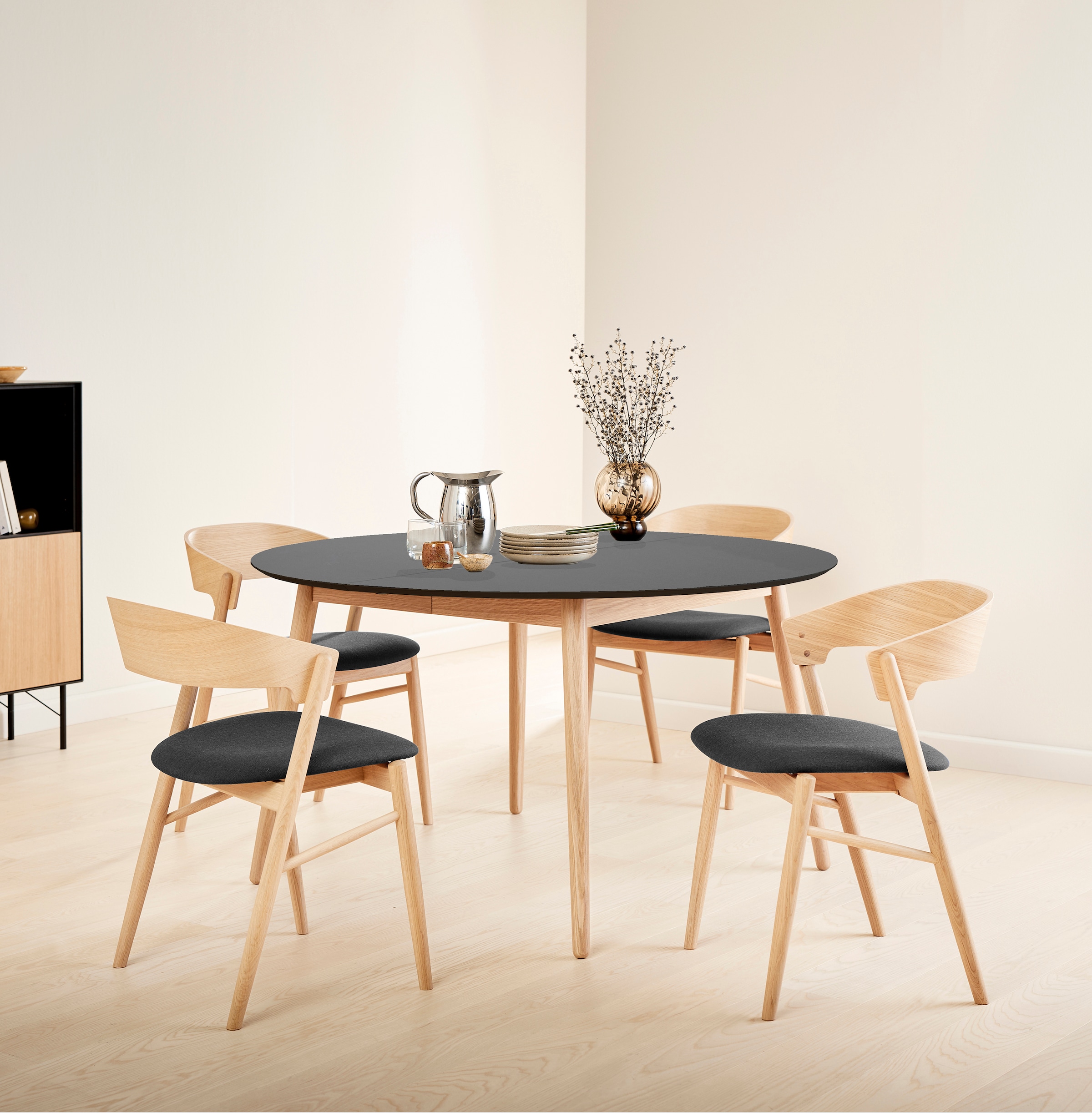 Hammel Furniture Esstisch "Meza Designtisch mit Auszugsfunktion und 2 Einle günstig online kaufen