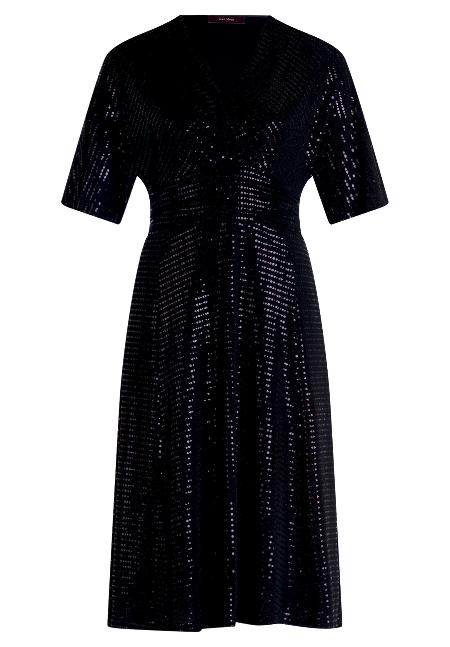 Vera Mont Cocktailkleid »Damen im Glitzer-Look« Nahttasche