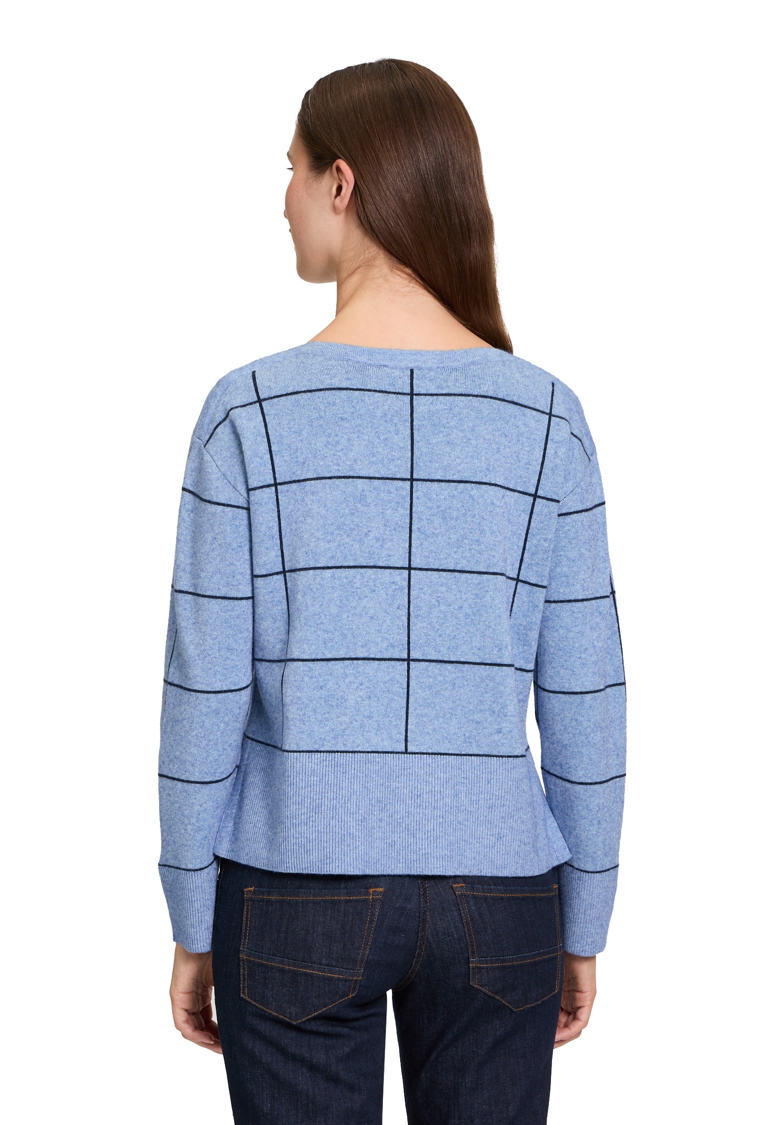 Betty Barclay Strickpullover »Betty Barclay Strickpullover langarm«, (1 tlg.), Saumschlitz