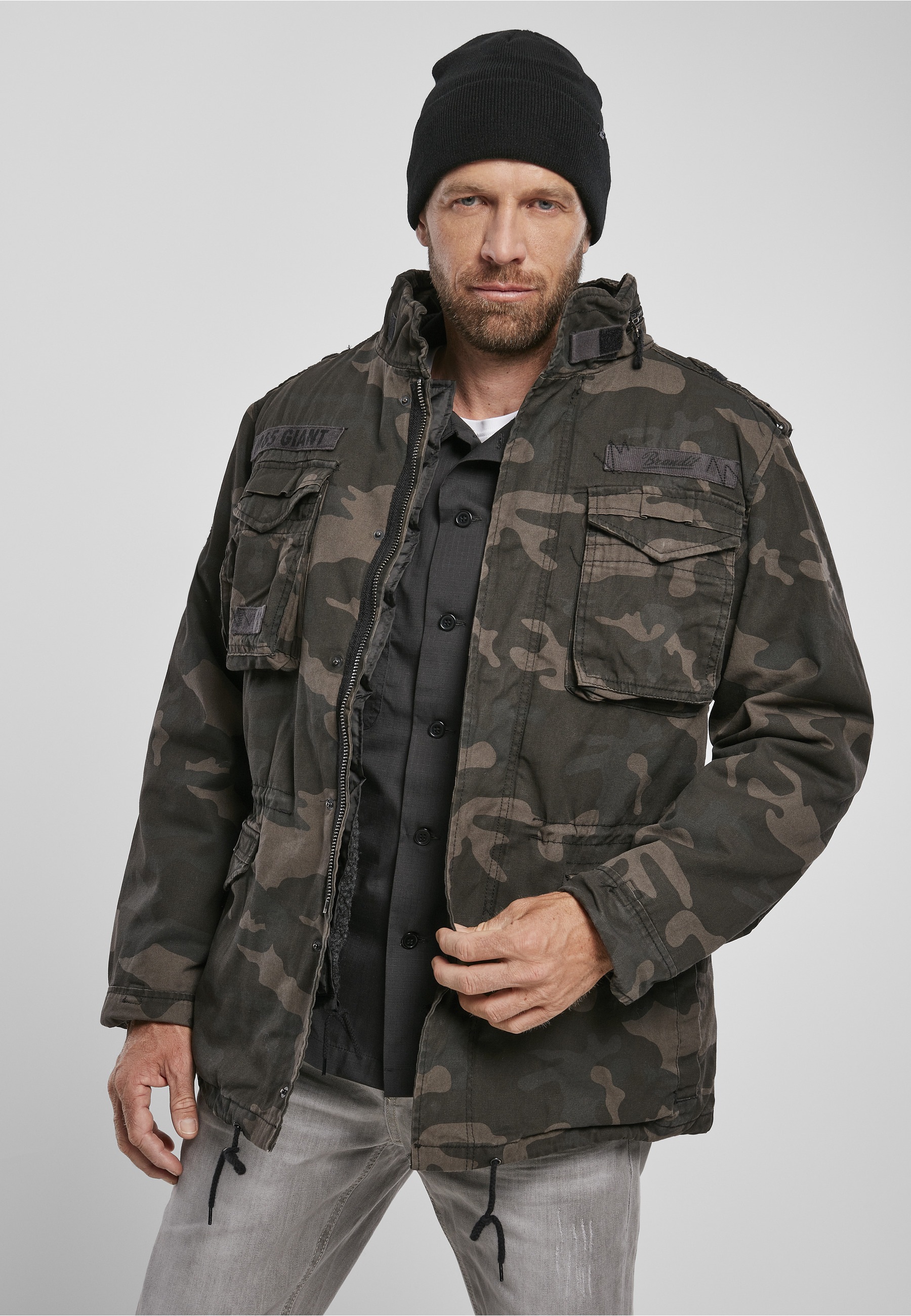 Brandit Winterjacke "Brandit Herren M-65 Giant Jacket" 1 Stk. tlg. ohne Kap günstig online kaufen