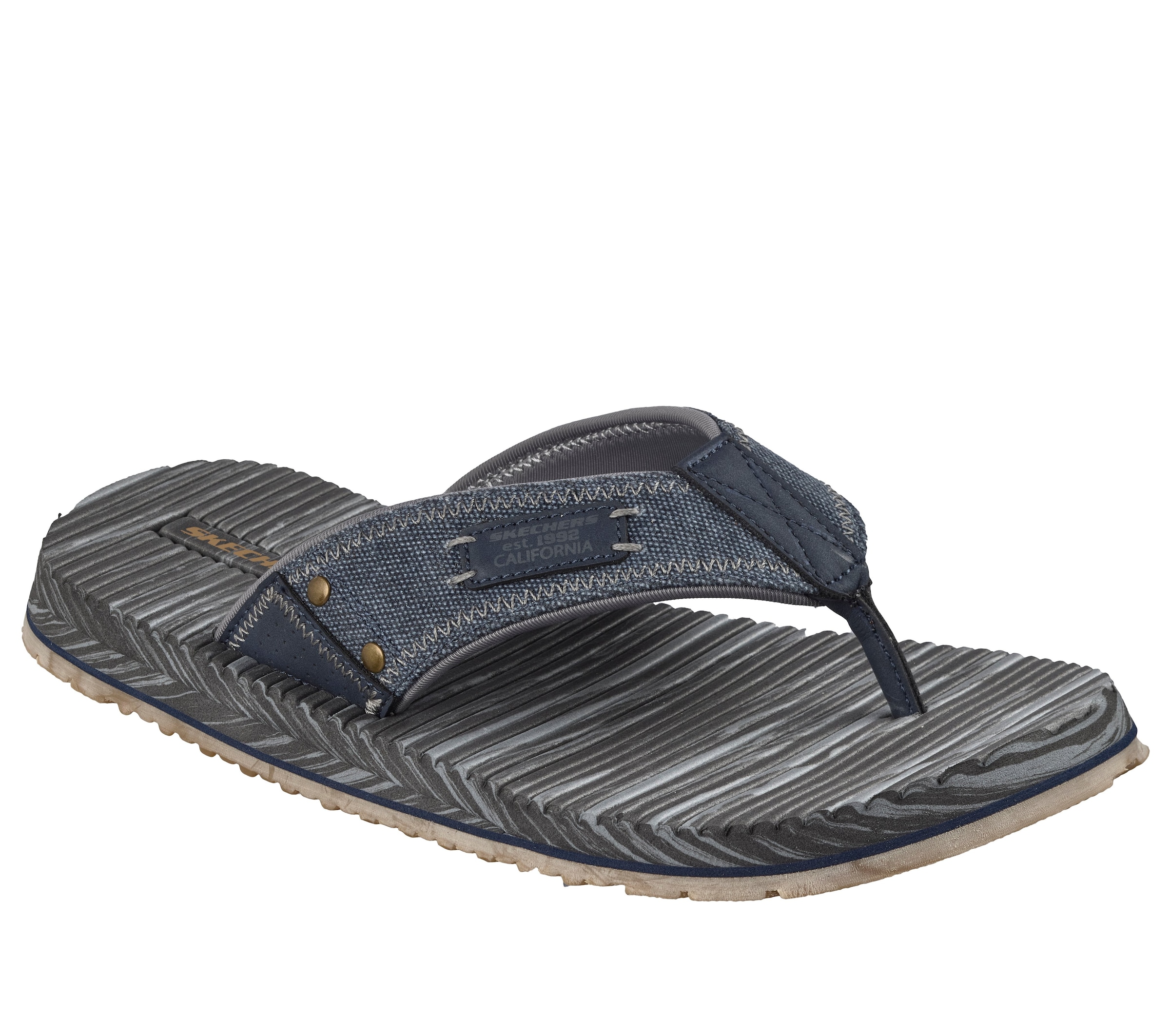 Skechers Zehentrenner »QUILL«  Sommerschuh, Strandschuh, Urlaubsschuh im Materialmix