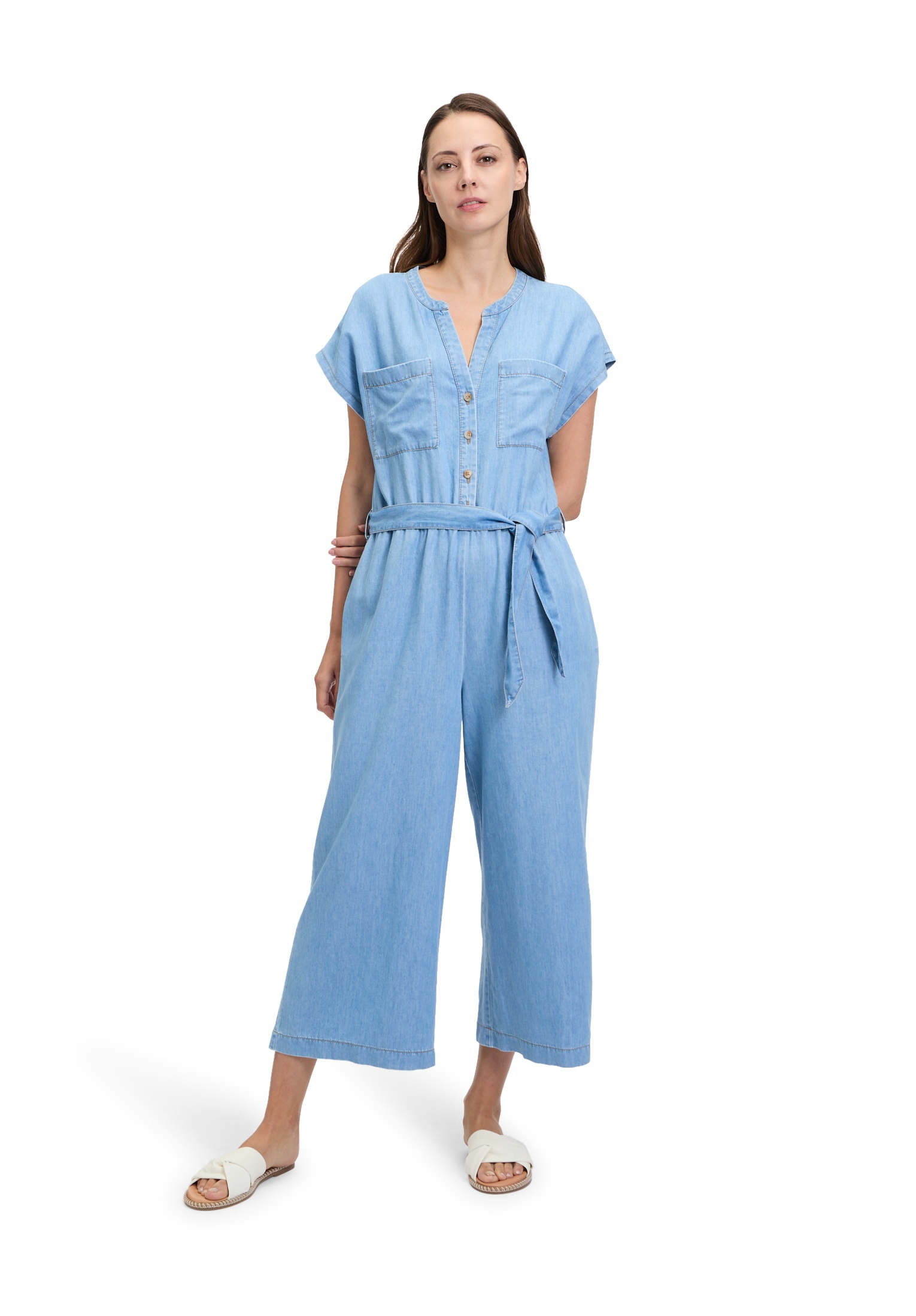 Betty&Co Overall "Betty & Co Jumpsuit mit aufgesetzten Taschen", (1 tlg.), günstig online kaufen