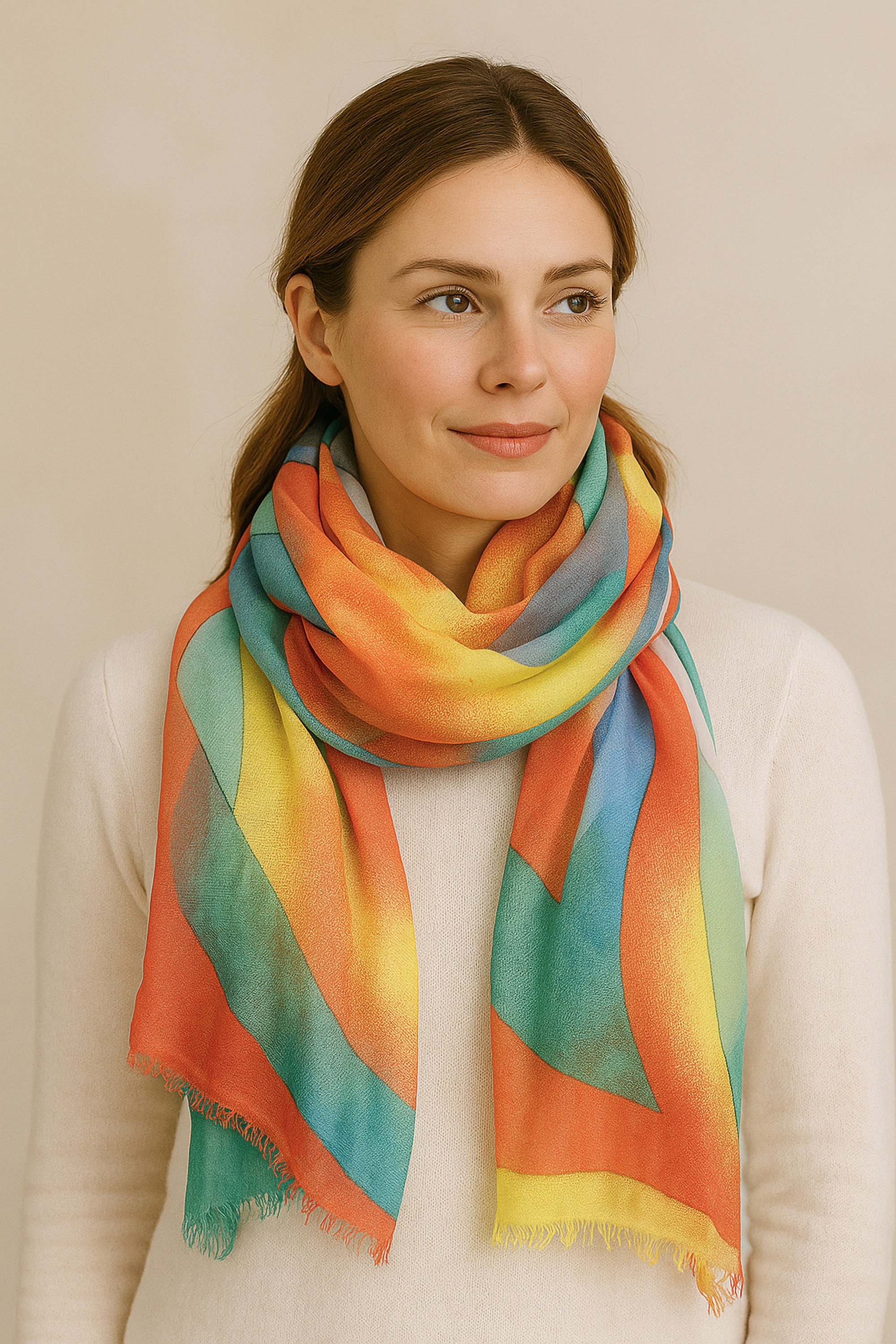 COLLEZIONE ALESSANDRO Modeschal "Enjoy" 1 Stk. tlg. in kräftigen Farben, bu günstig online kaufen