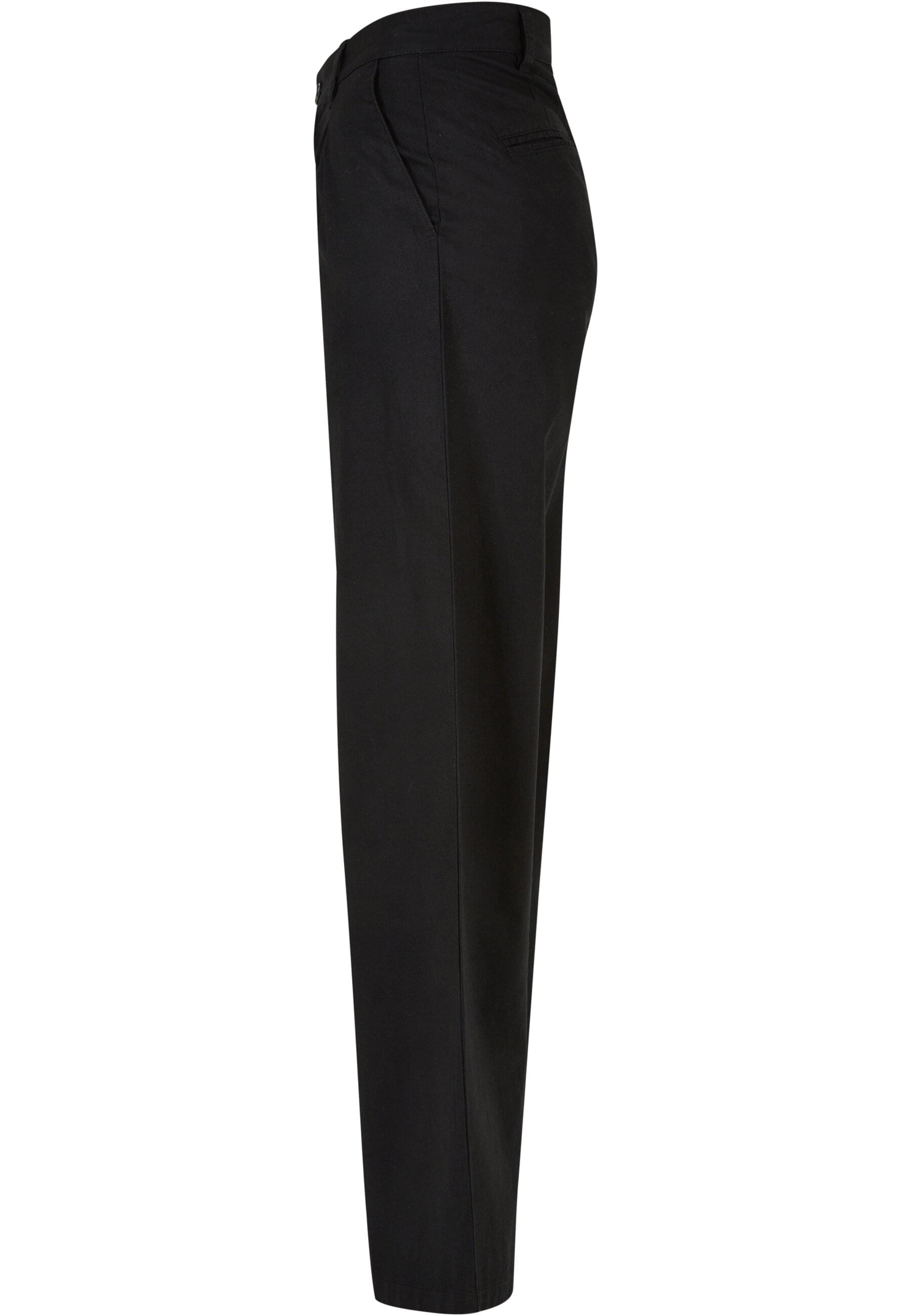 URBAN CLASSICS Stoffhose »Urban Classics Damen Ladies High Linen Mixed Wide Leg Pants«, (1 tlg.)