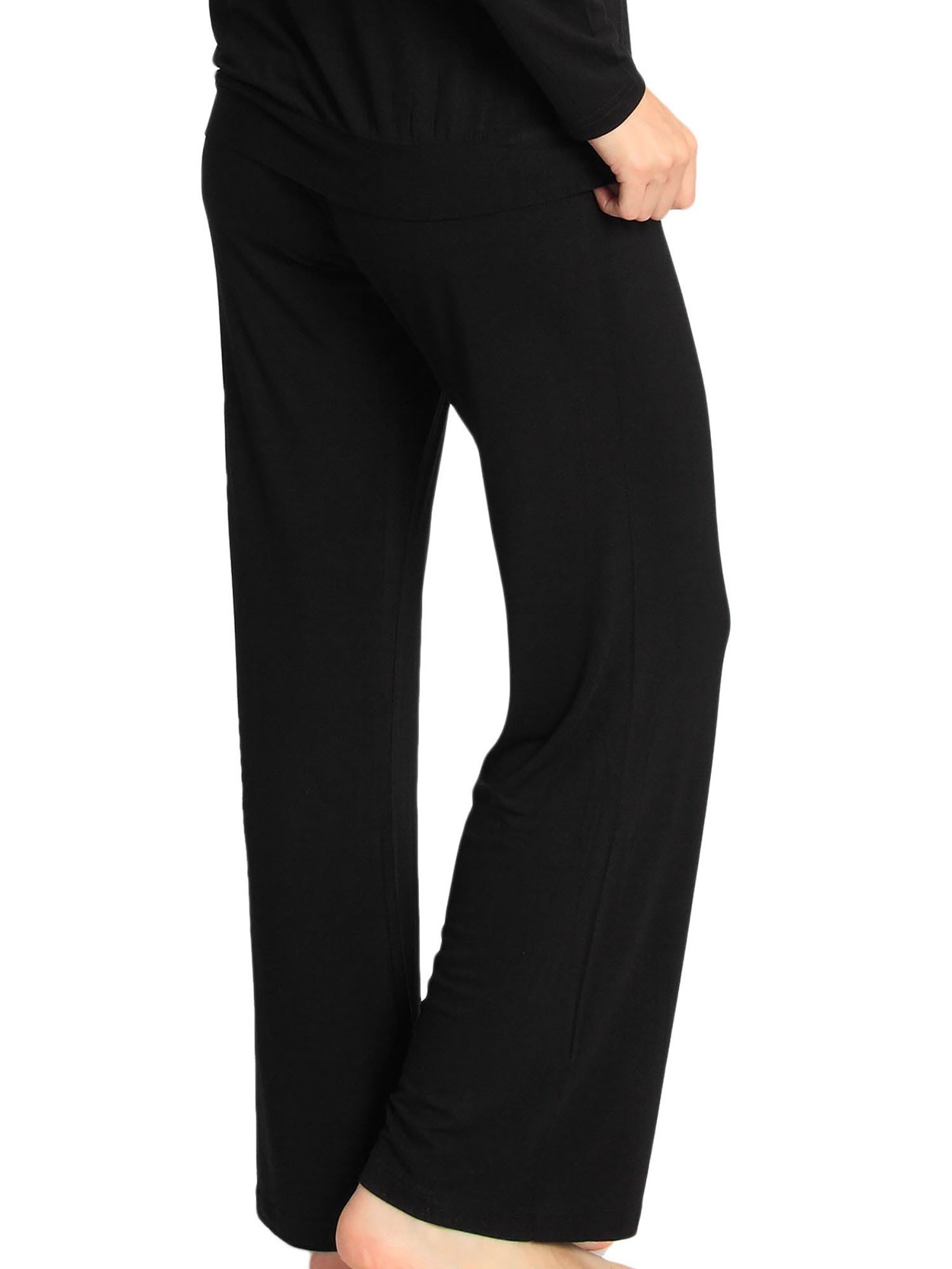 Jogginghose SASSA "Damen Loungewear-Hose Casual Comfort", Damen, Gr. 36, N-Gr, schwarz, Obermaterial: 95% Viskose CV. 5% Elasthan EL., Hosen Jogginghose 3