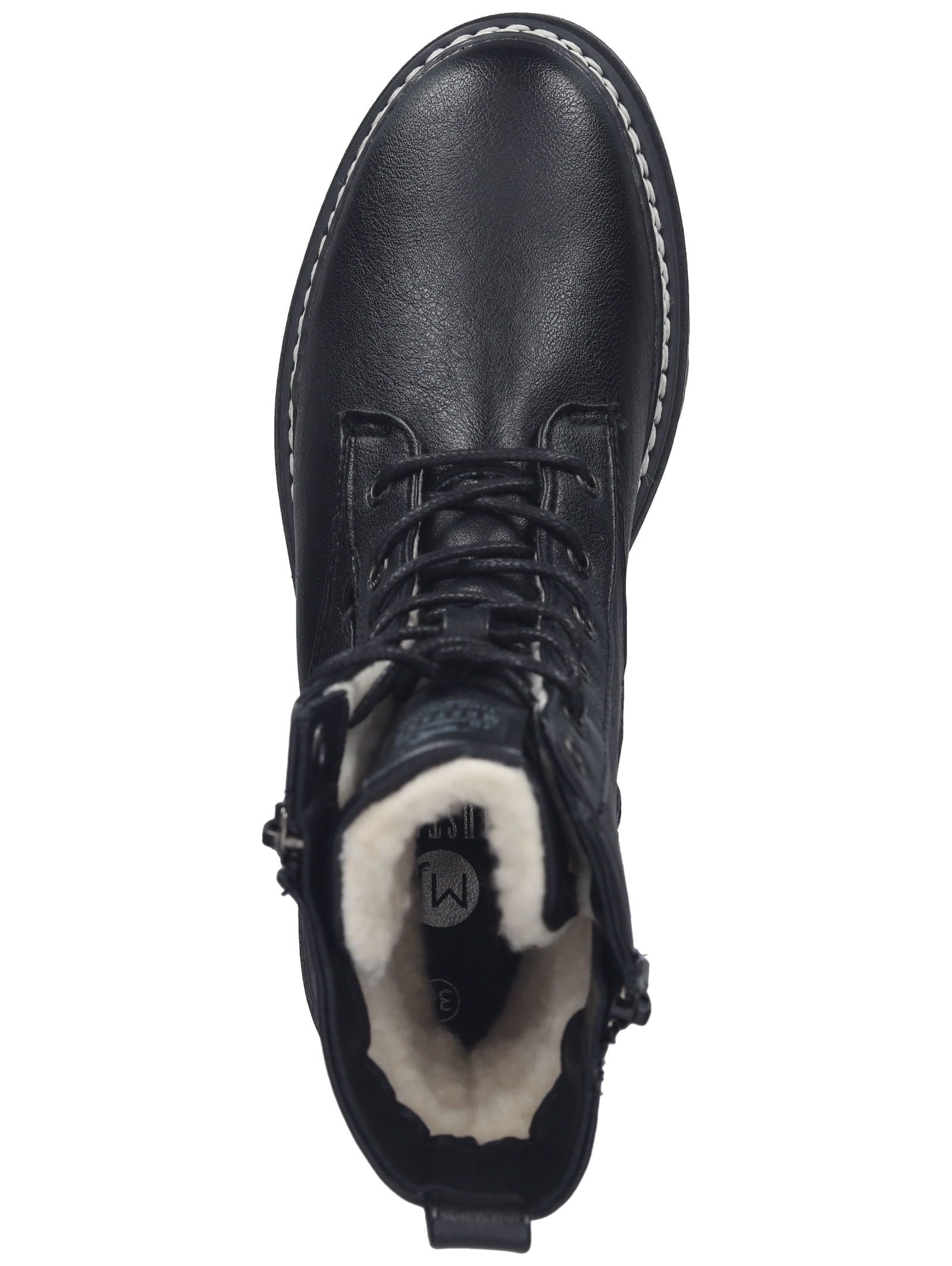 Mustang Shoes Schnürstiefelette »Mustang Shoes Stiefelette Lederimitat«