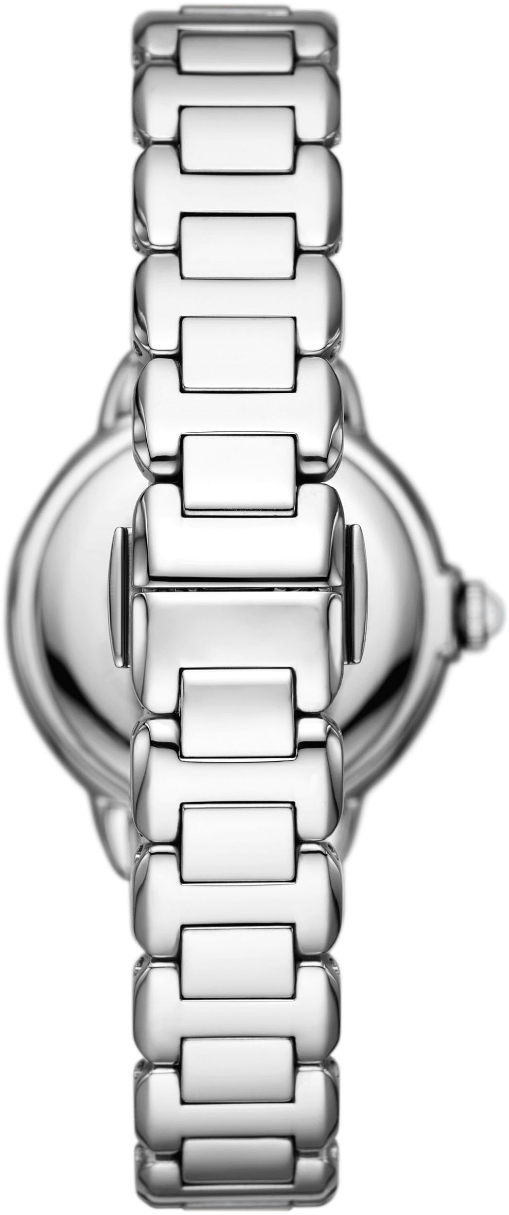 Emporio Armani Quarzuhr, Armbanduhr, Damenuhr, analog, Edelstahlarmband