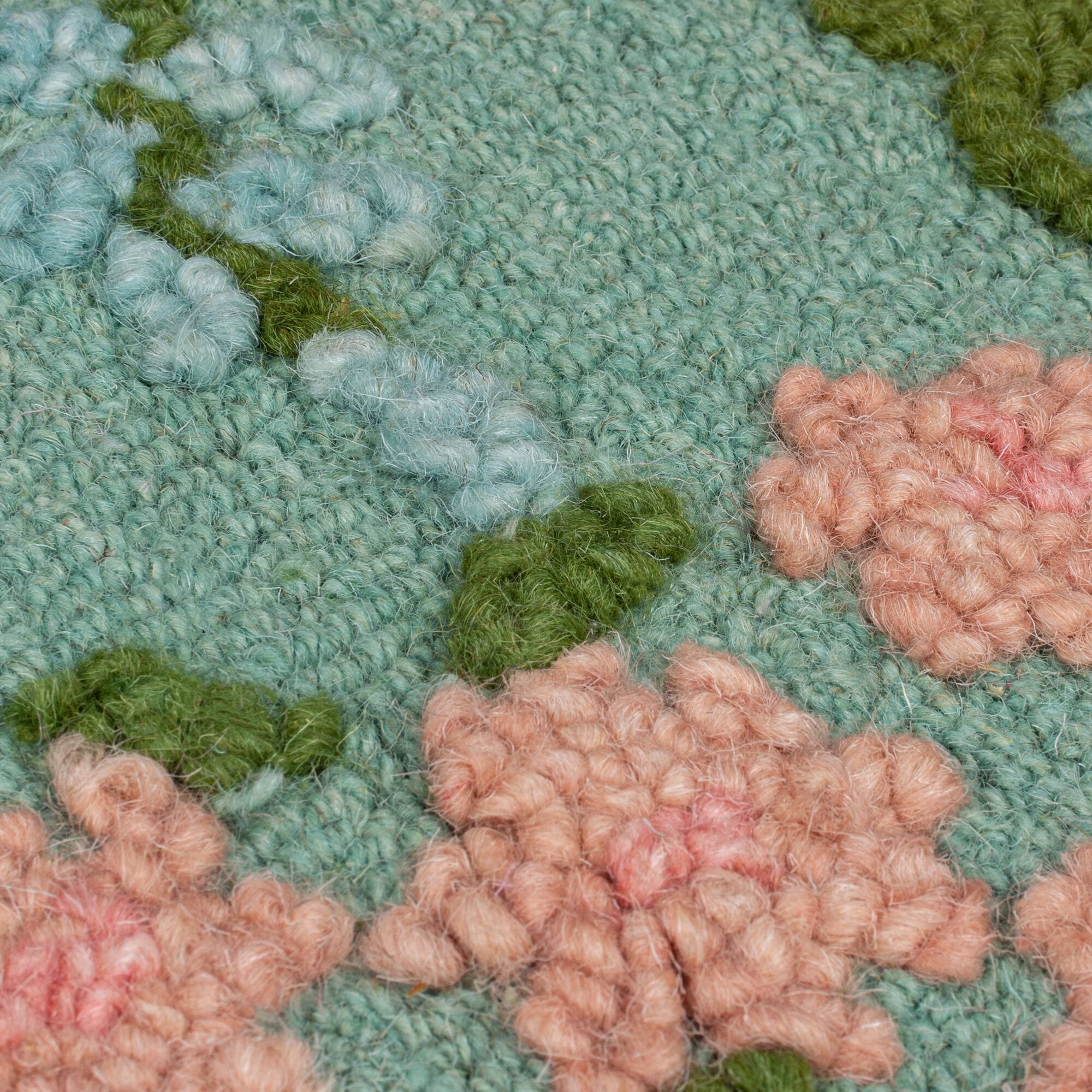 FLAIR RUGS Wollteppich »Emilia Floral«, rechteckig, 9 mm Höhe, Hoch-Tief-Struktur