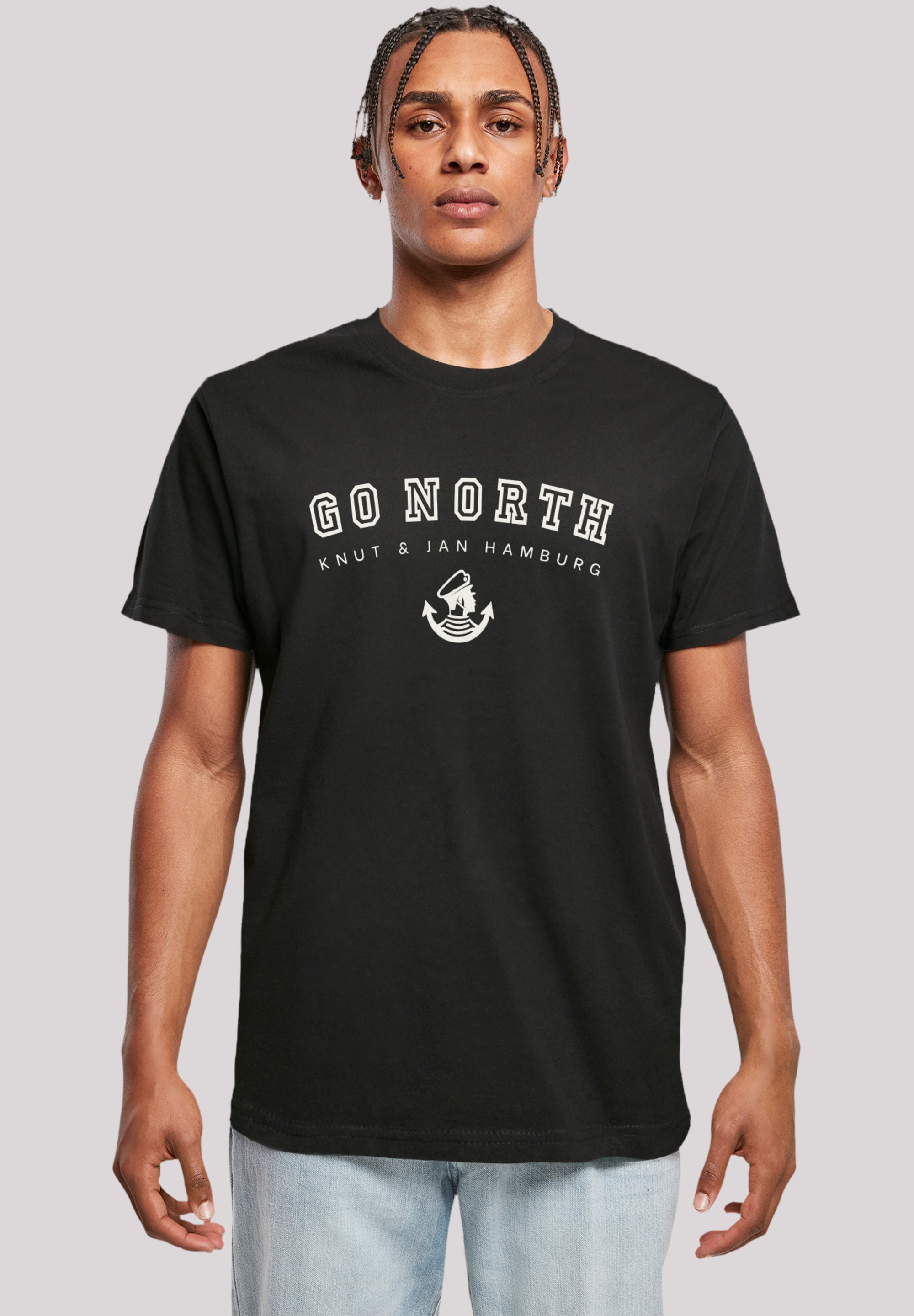 North«, Print | F4NT4STIC »Go bestellen ▷ T-Shirt BAUR