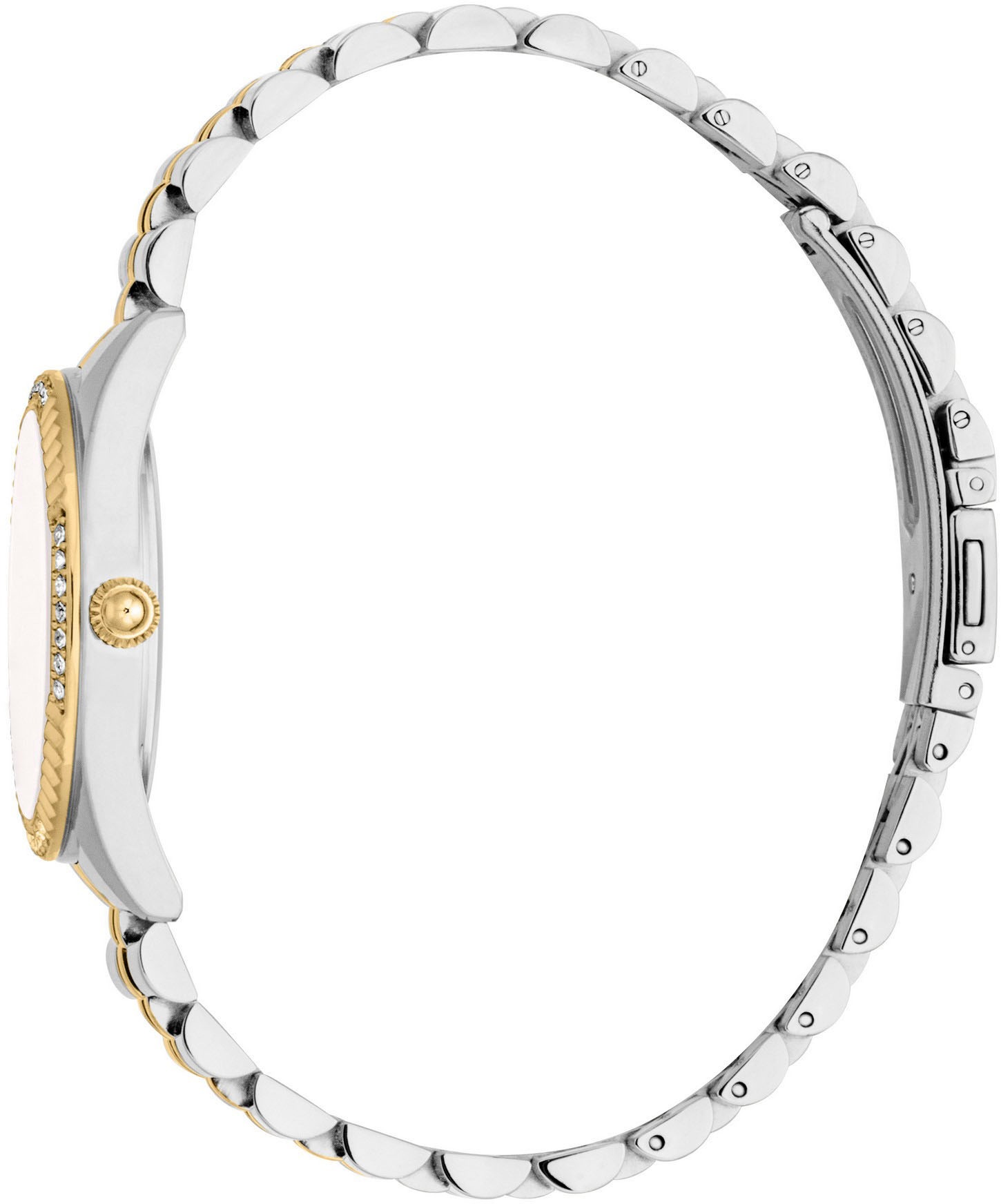 Just Cavalli Time Quarzuhr »Glam«, (Set, 2 tlg., mit Schmuckarmband), Armbanduhr, Damenuhr, Edelstahlarmband, Ideal auch als Geschenk