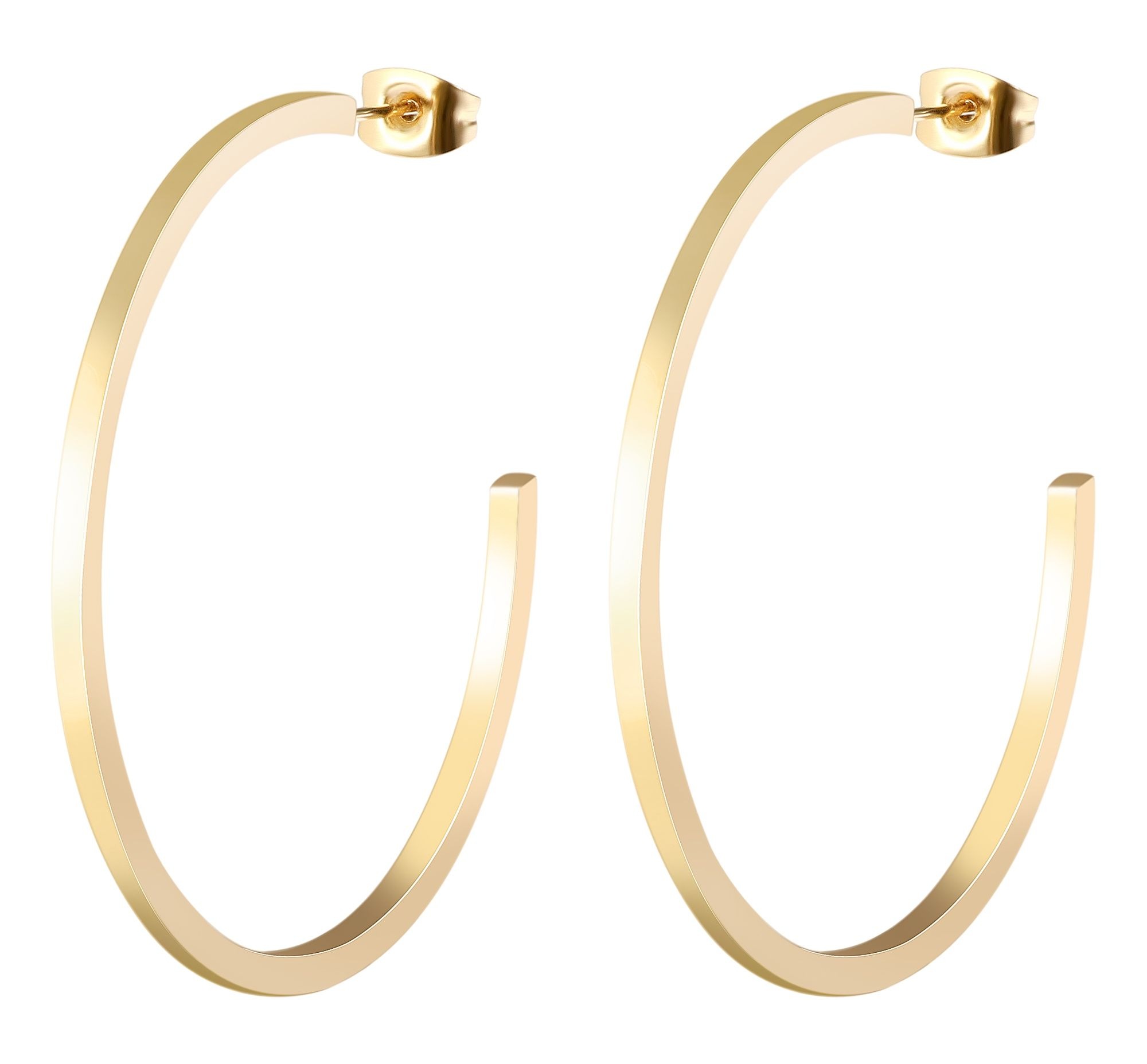 Adelia´s Paar Creolen "Damen Ohrringe – Creole aus Edelstahl" Perfekt zum V günstig online kaufen