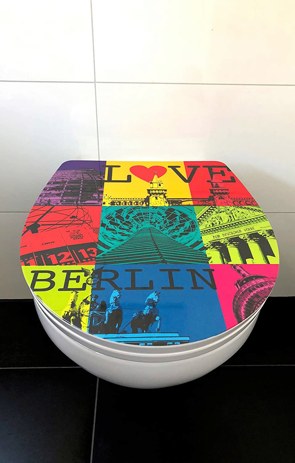 ADOB WC-Sitz »Berlin«, Absenkautomatik, zur Reinigung auf Knopfdruck abnehmbar