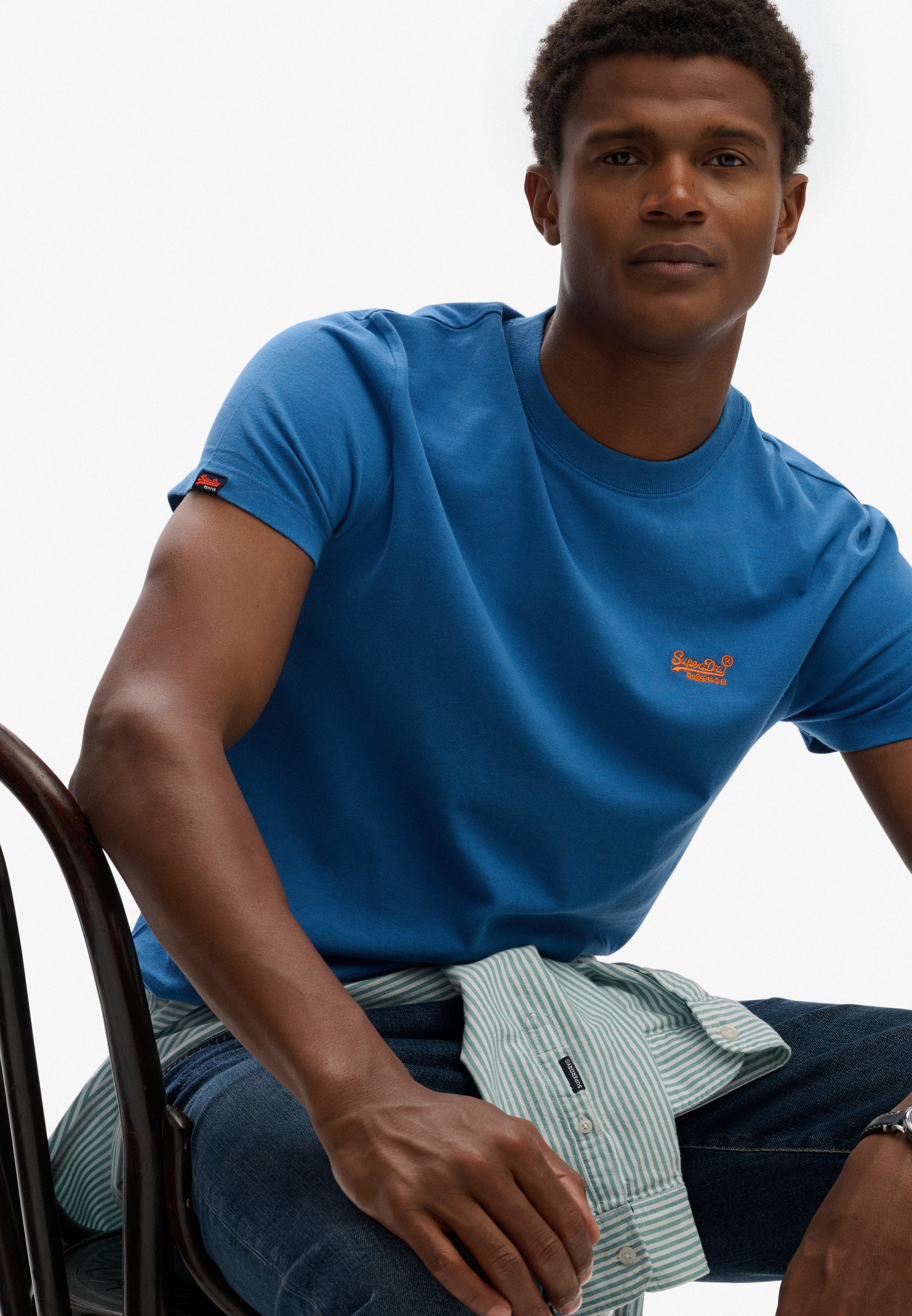 Superdry Rundhalsshirt "ESSENTIAL LOGO EMB TEE" günstig online kaufen