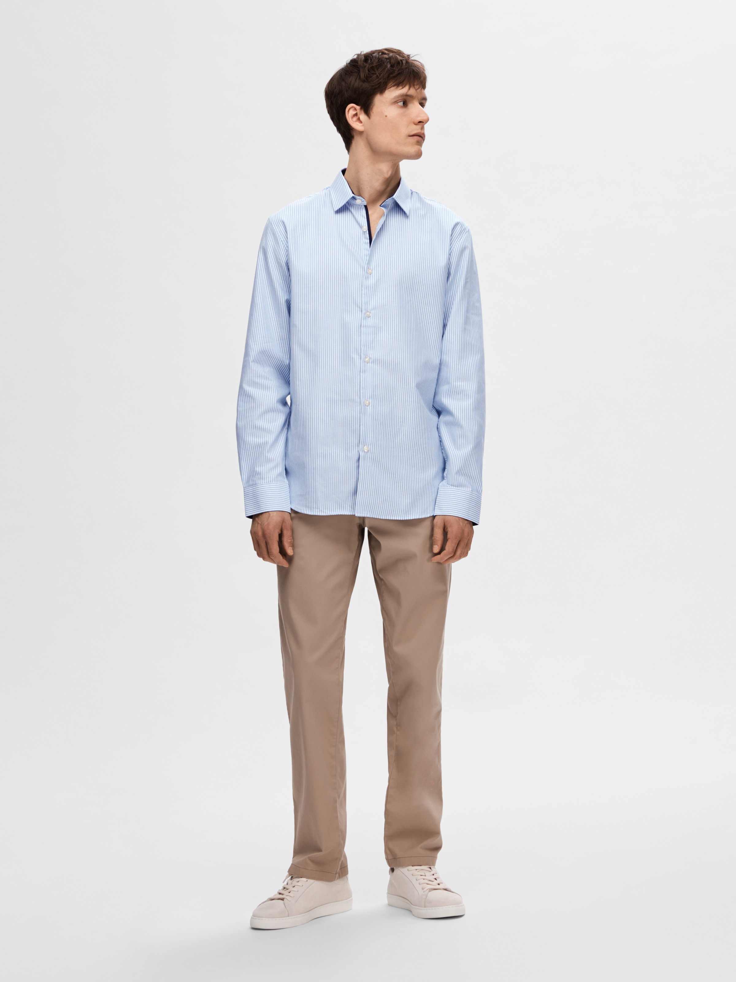 SELECTED HOMME Langarmhemd »SLHSLIMNEW-MARK SHIRT LS NOOS«