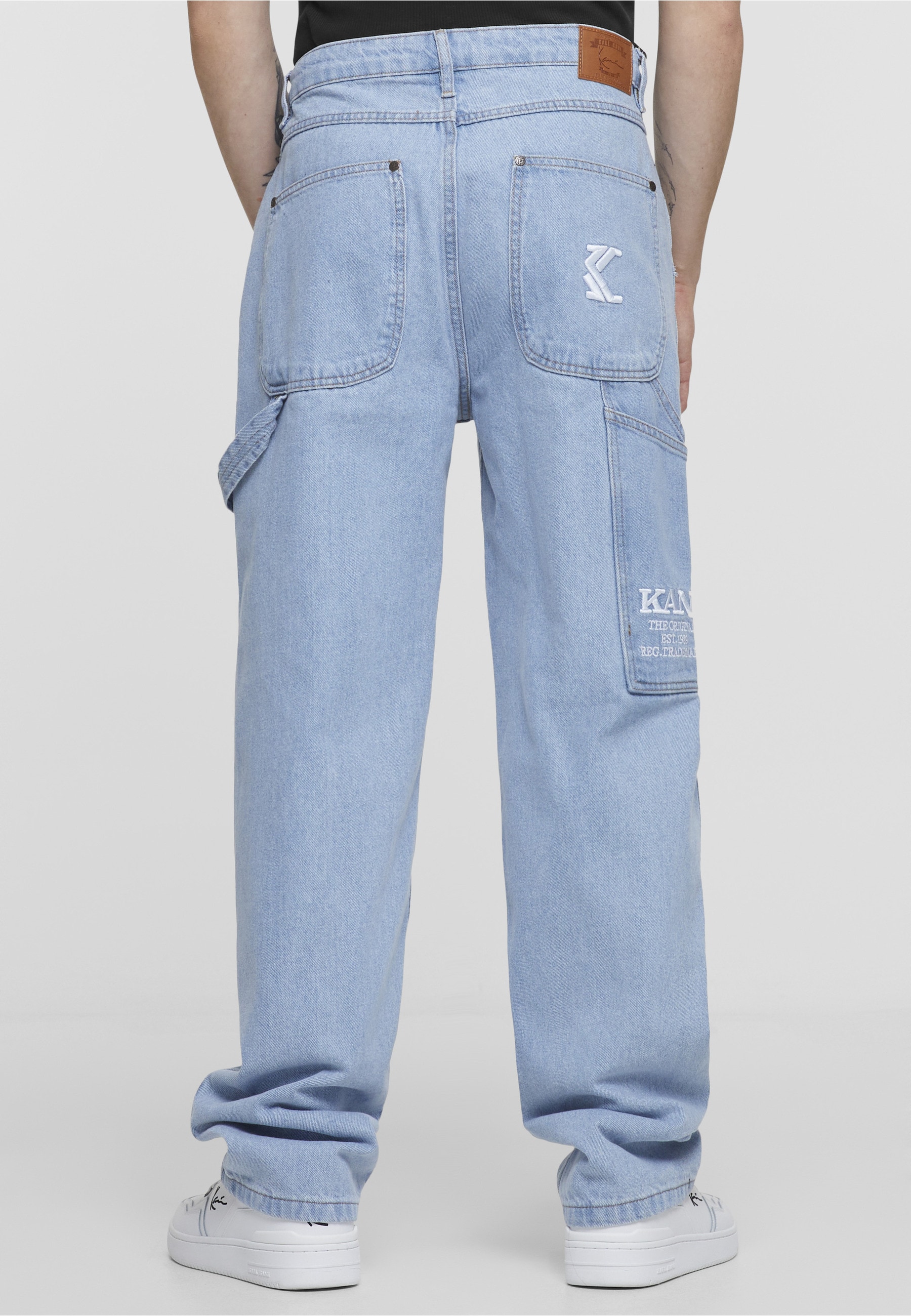 Karl Kani Bequeme Jeans »Karl Kani Herren KMI-PL063-090-13 KK Retro Baggy Workwear Denim«