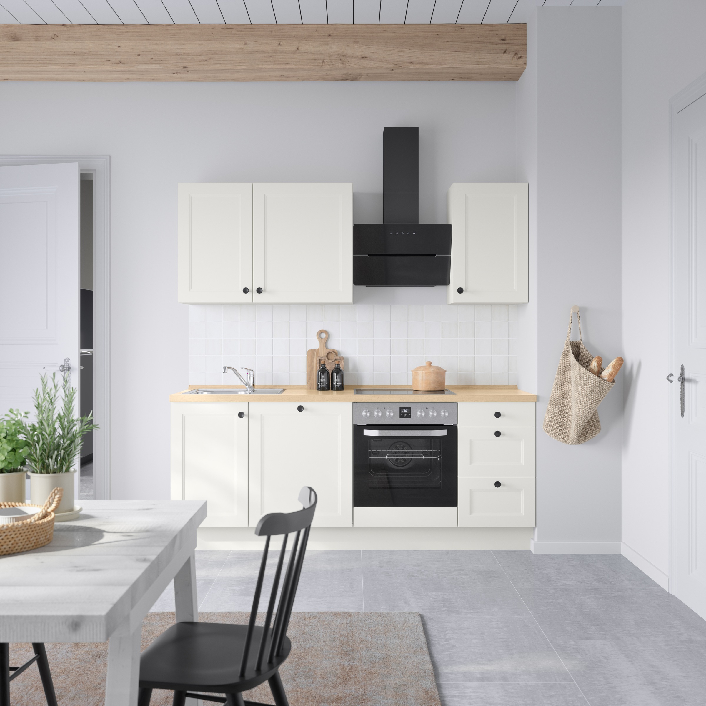 nobilia® Küchenzeile »"Cascada II"«, vormontiert, Breite 210 cm, Ausrichtung wählbar, wahlw. mit E-Geräten