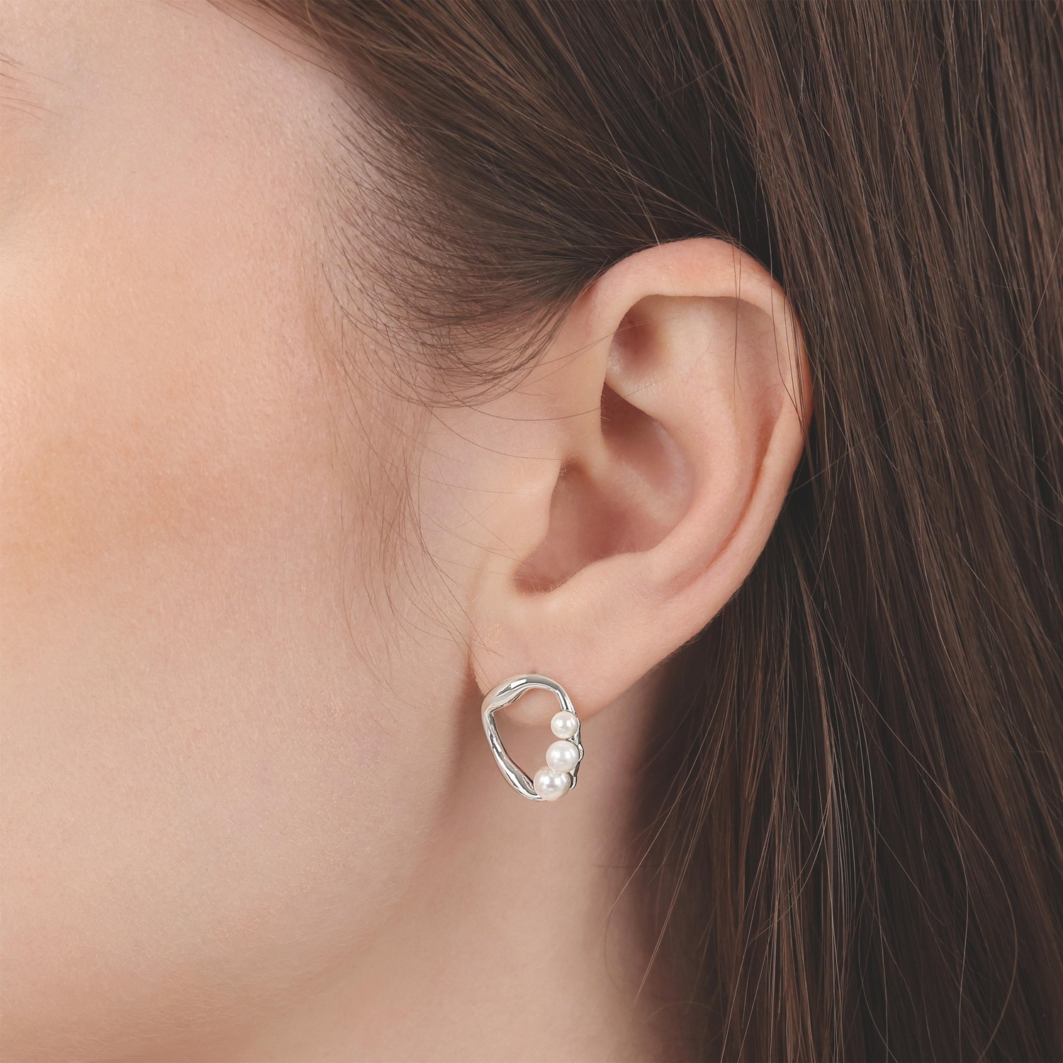 TOM TAILOR Paar Ohrstecker »Schmuck Geschenk Silber 925« mit Süßwasserzuchtperle