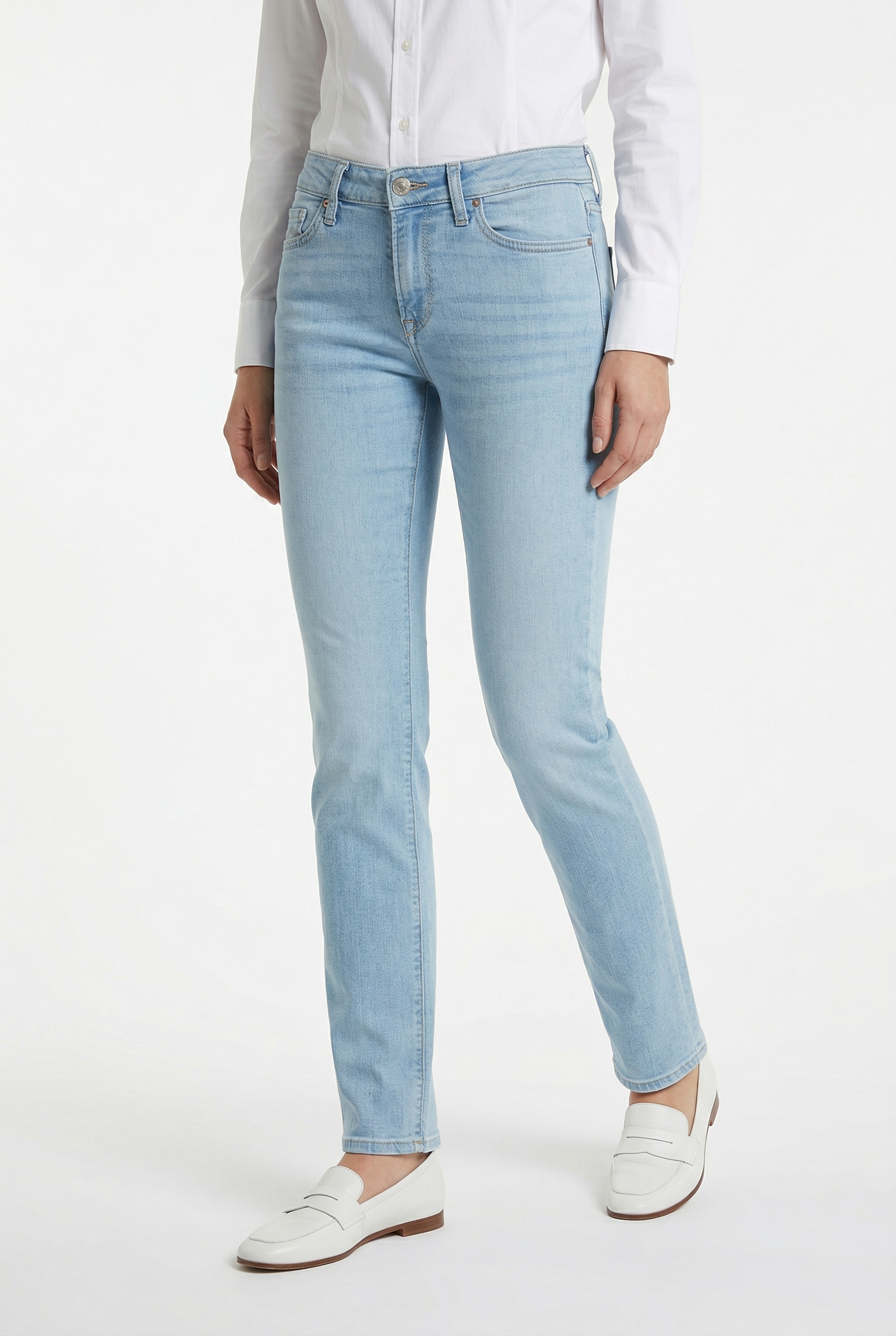 Replay Bootcut-Jeans »NEW LUZ« mit gesticktem R an der Gesäßtasche