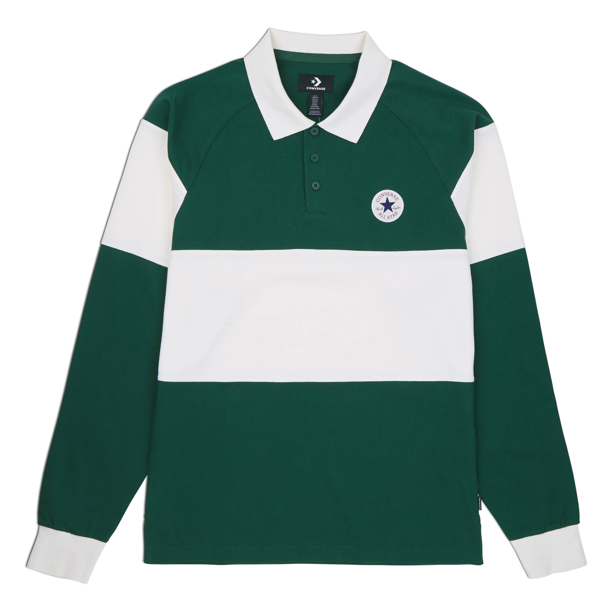 Converse Langarm-Poloshirt "MENS CONVERSE MARQUIS RETRO RUGBY POLO" günstig online kaufen