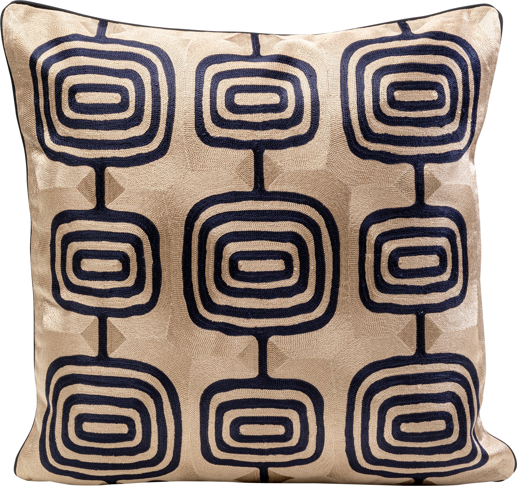 Kare Design Dekokissen "Catena Square, Kissenhülle mit Füllung, 50x50 cm" stützt Kopf und Nacken angenehm und sorgt für erholsamen Schlaf