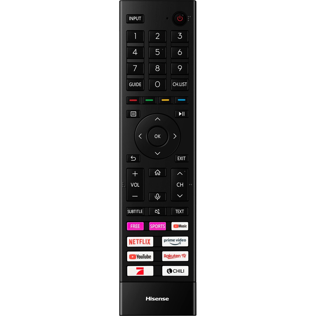 Hisense QLED-Fernseher »55E76GQ«, 139 cm/55 Zoll, 4K Ultra HD, Smart-TV, Quantum Dot, Dolby Vision & Atmos, USB Recording