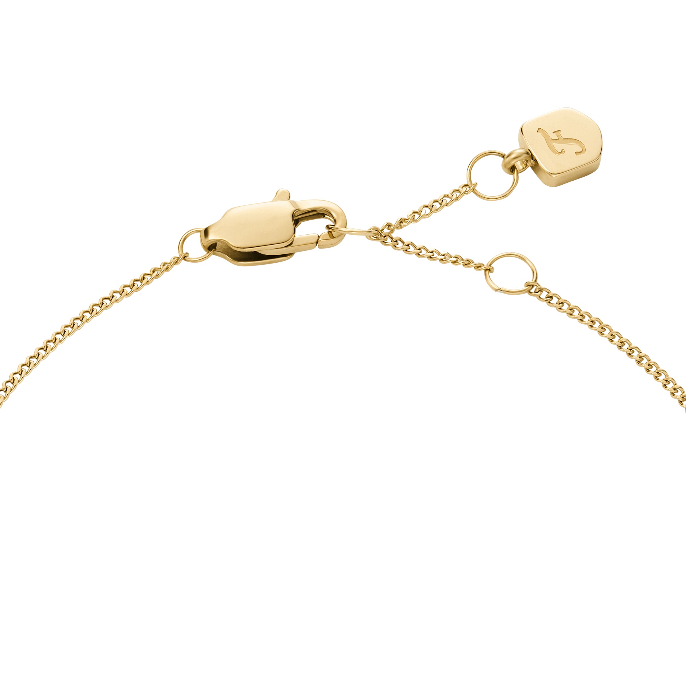 Fossil Armband »Schmuck Geschenk Edelstahl SUTTON Schmetterling«, mit Glasstein