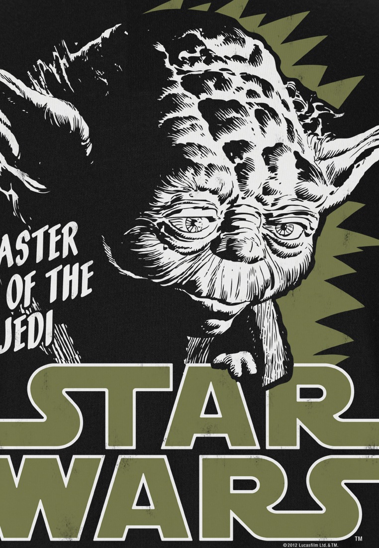 LOGOSHIRT T-Shirt »Star Wars«, mit tollem Yoda-Frontdruck