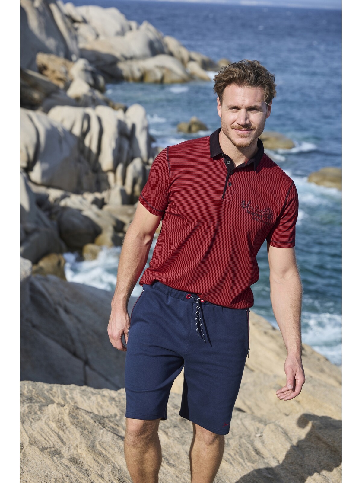 Jan Vanderstorm IRING Sweat Shorts Dark Blue 3