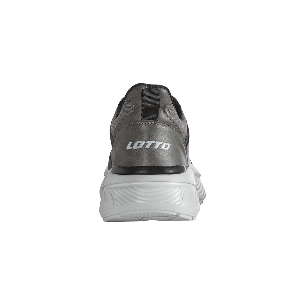 Sneaker LOTTO, Herren, Gr. 44, dunkelgrau, schwarz, Synthetik, Textil, Schuhe Sneaker, - mit Memory Foam Innensohle 3