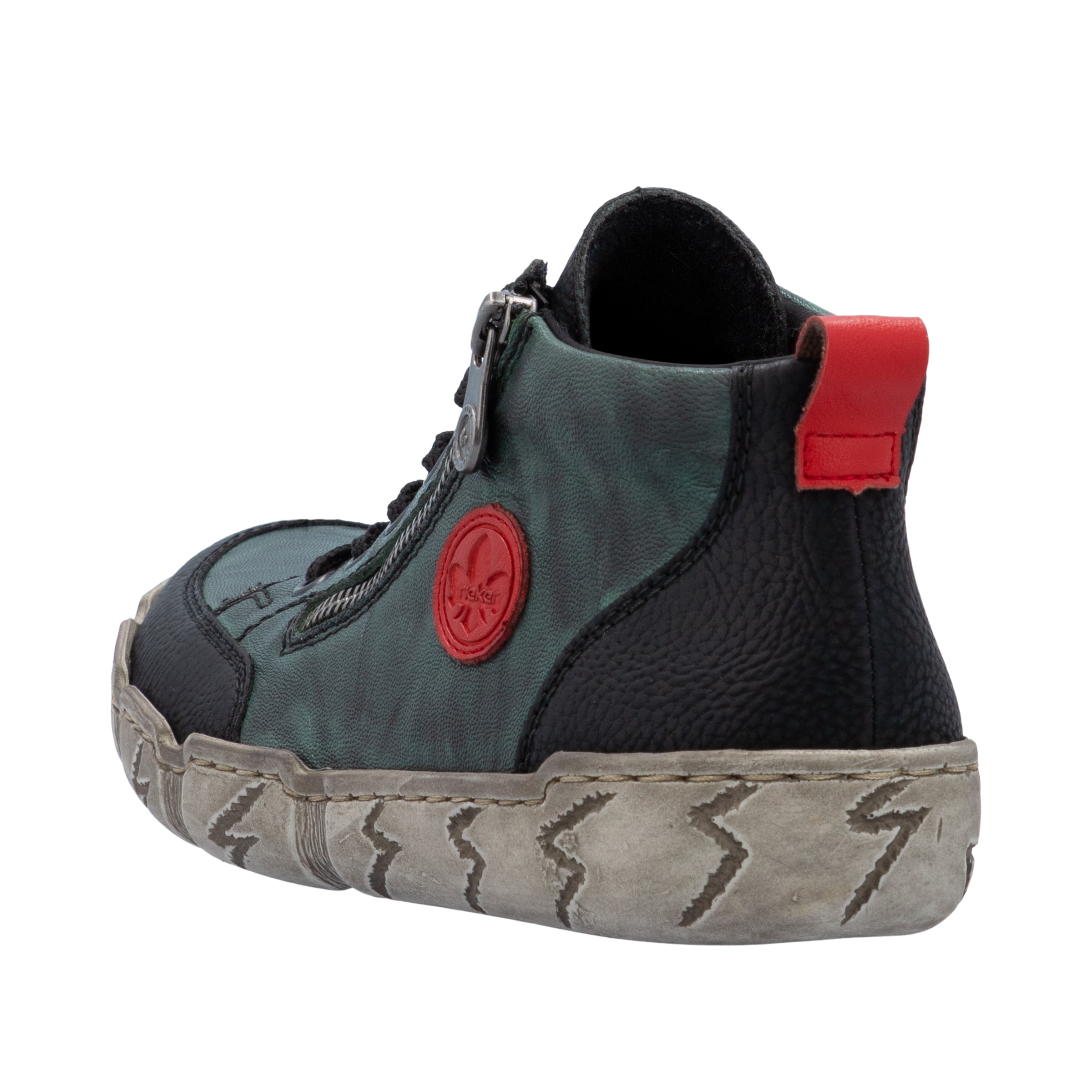 Rieker Schnürboots, Sneakerboots, Schnürboots, Stiefelette mit weicher Innensohle