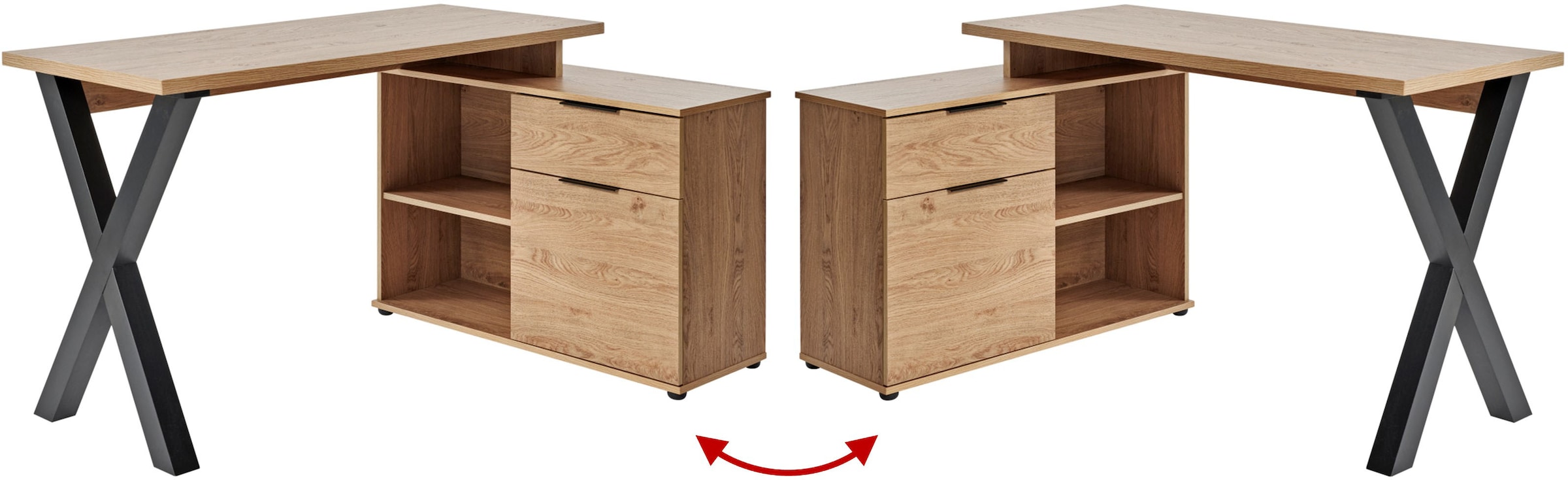 Jahnke Eckschreibtisch "X-CLUB C 40 E" 1 Stk. tlg. Eckschreibtisch, wechsel günstig online kaufen