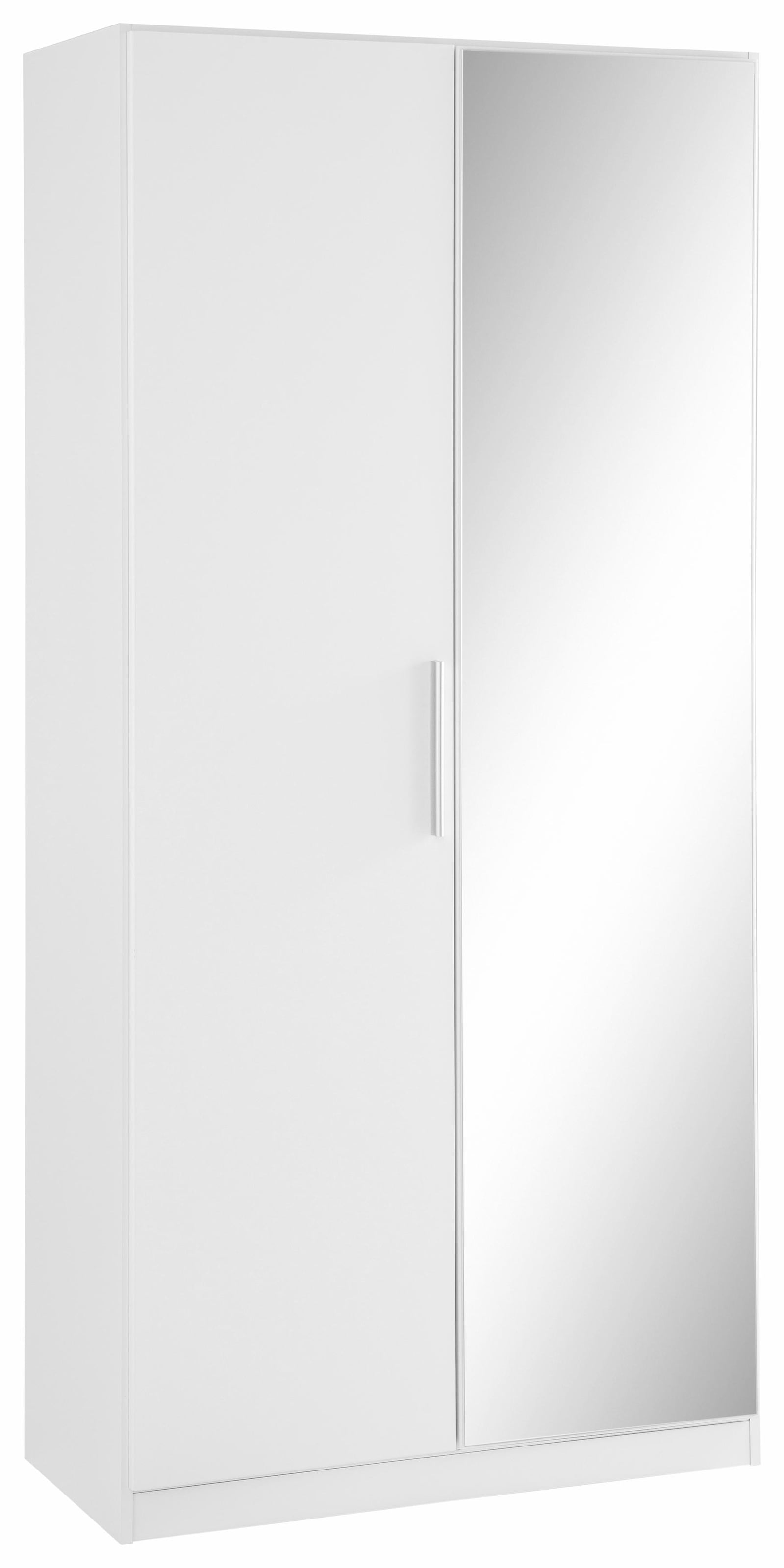 rauch Garderobenschrank "Garderobe Drehtürenschrank Kleiderschrank Schrank Schuhschrank MINOSA", Breite 91 cm, ausziehba