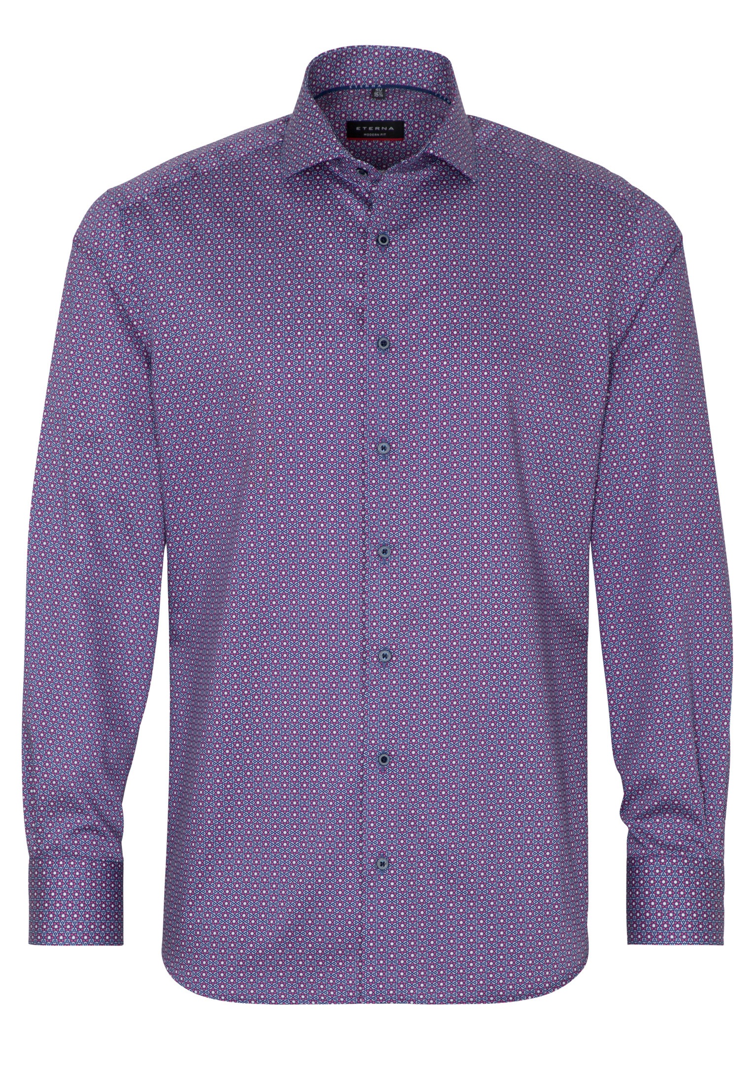 Eterna Langarmhemd »MODERN FIT« NON IRON (bügelfrei)