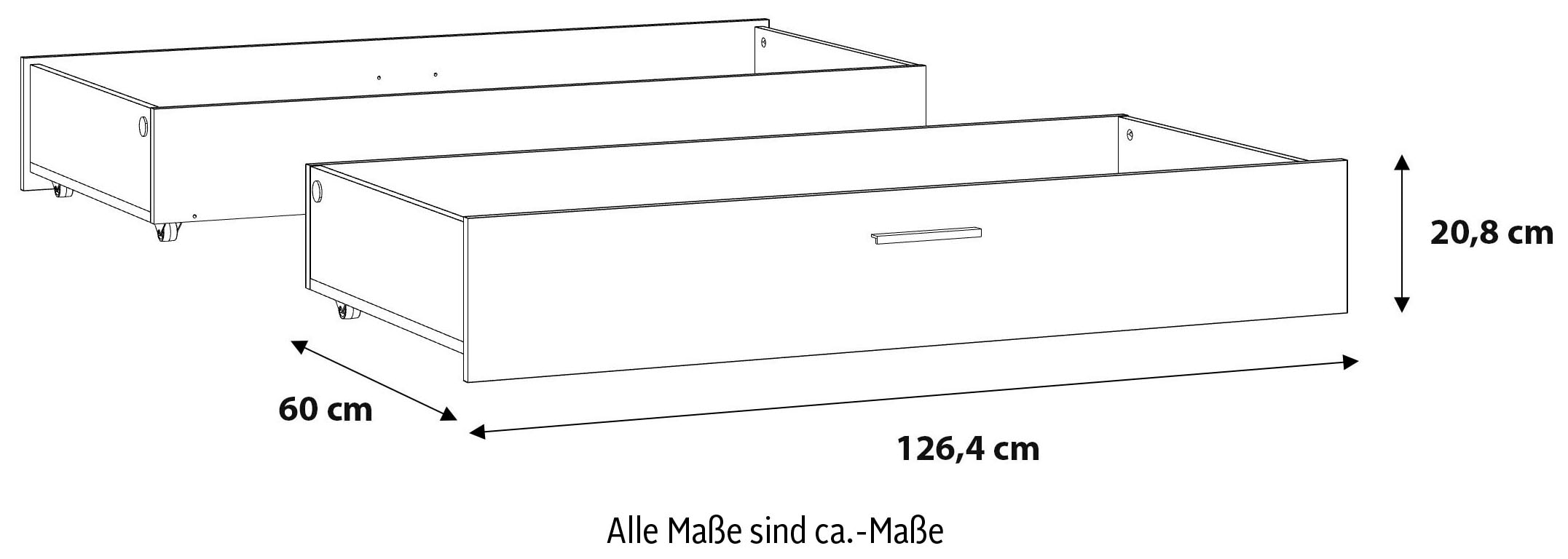 | Bettschubkasten FORTE BAUR