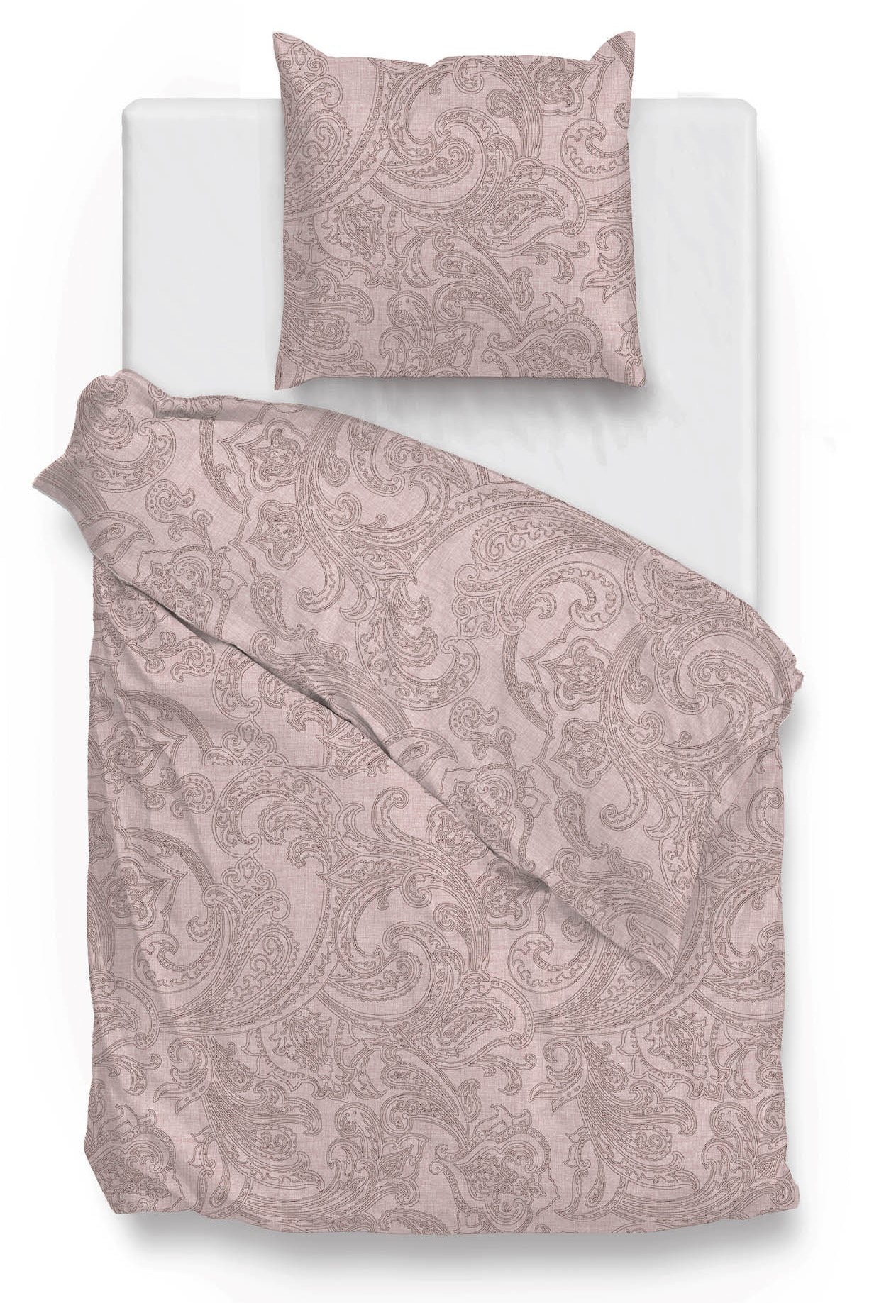 ZO HOME Bettwäsche "Paisley-di-Lino" 2 Stk. Bettwäsche aus 100% Baumwolle, hochwertiges Renforcé