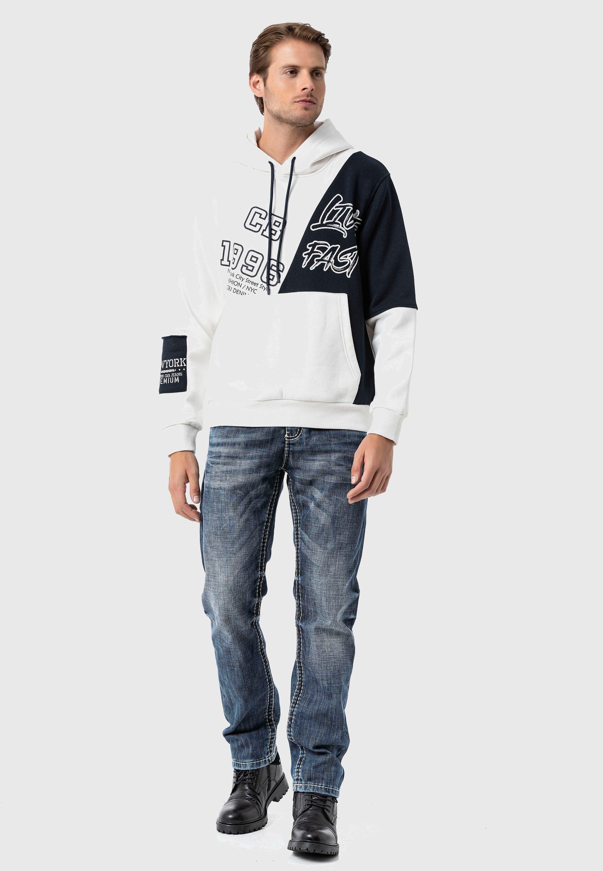 Thumbnail - Cipo & Baxx Kapuzenpullover "Sweatshirts", im Kontrastdesign