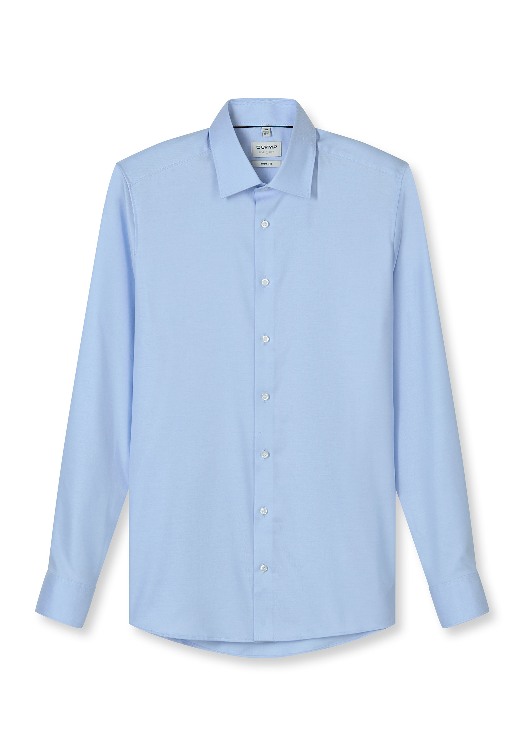 Olymp Level Five Shirt Body Fit Extra Long Sleeves Light Blue 41