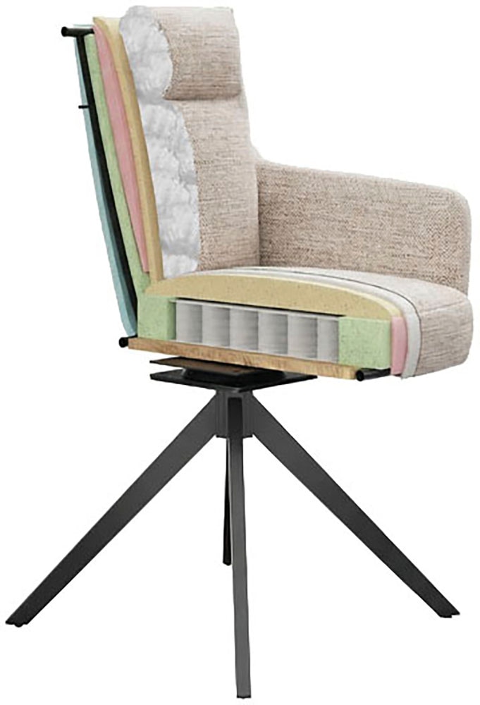 Home affaire »Monaco« (Set) 2 Stk.verschiedene Gestelle wählbar, Belastbar bis 120 Kg