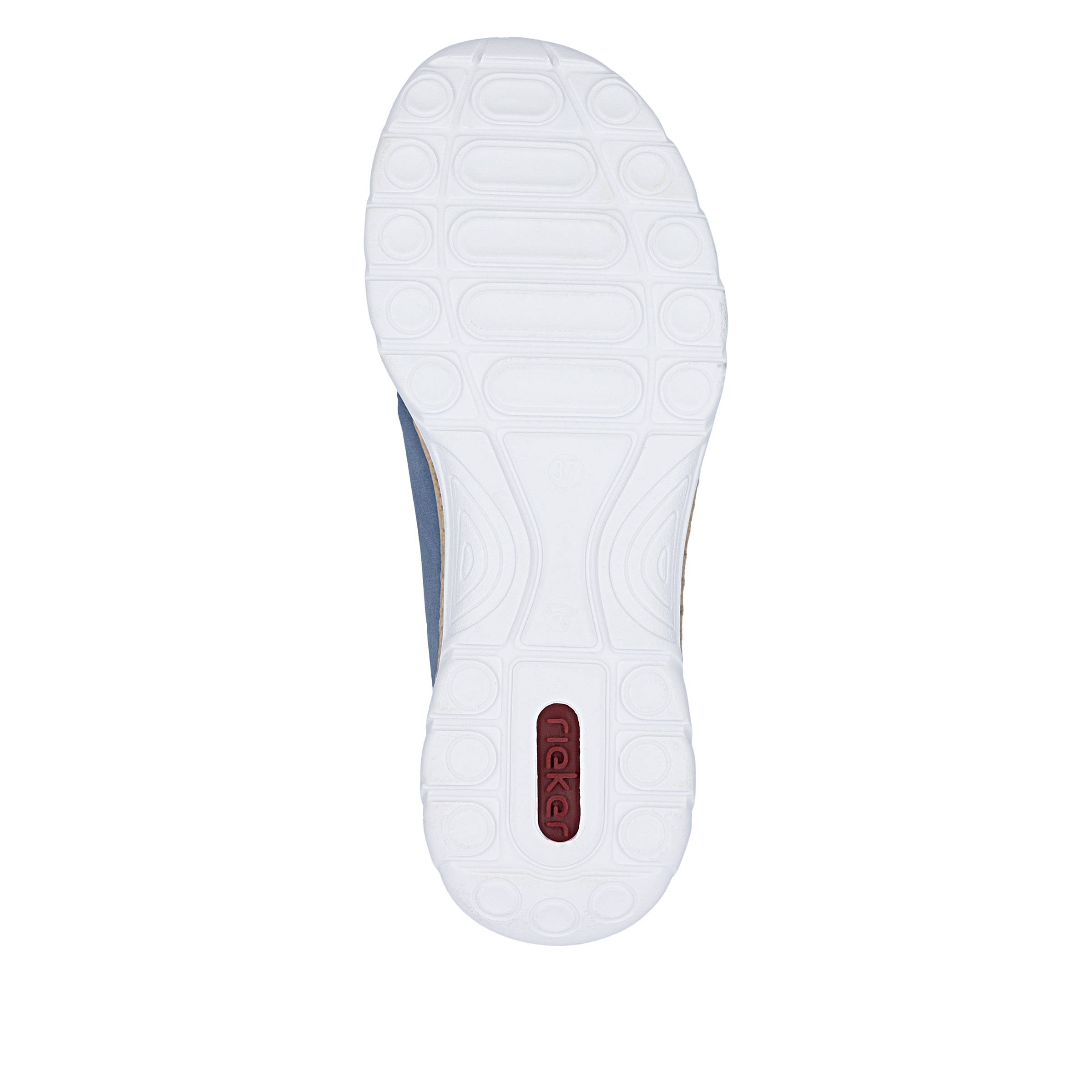 Rieker Slip-On Sneaker Blue/Beige Size 38 3