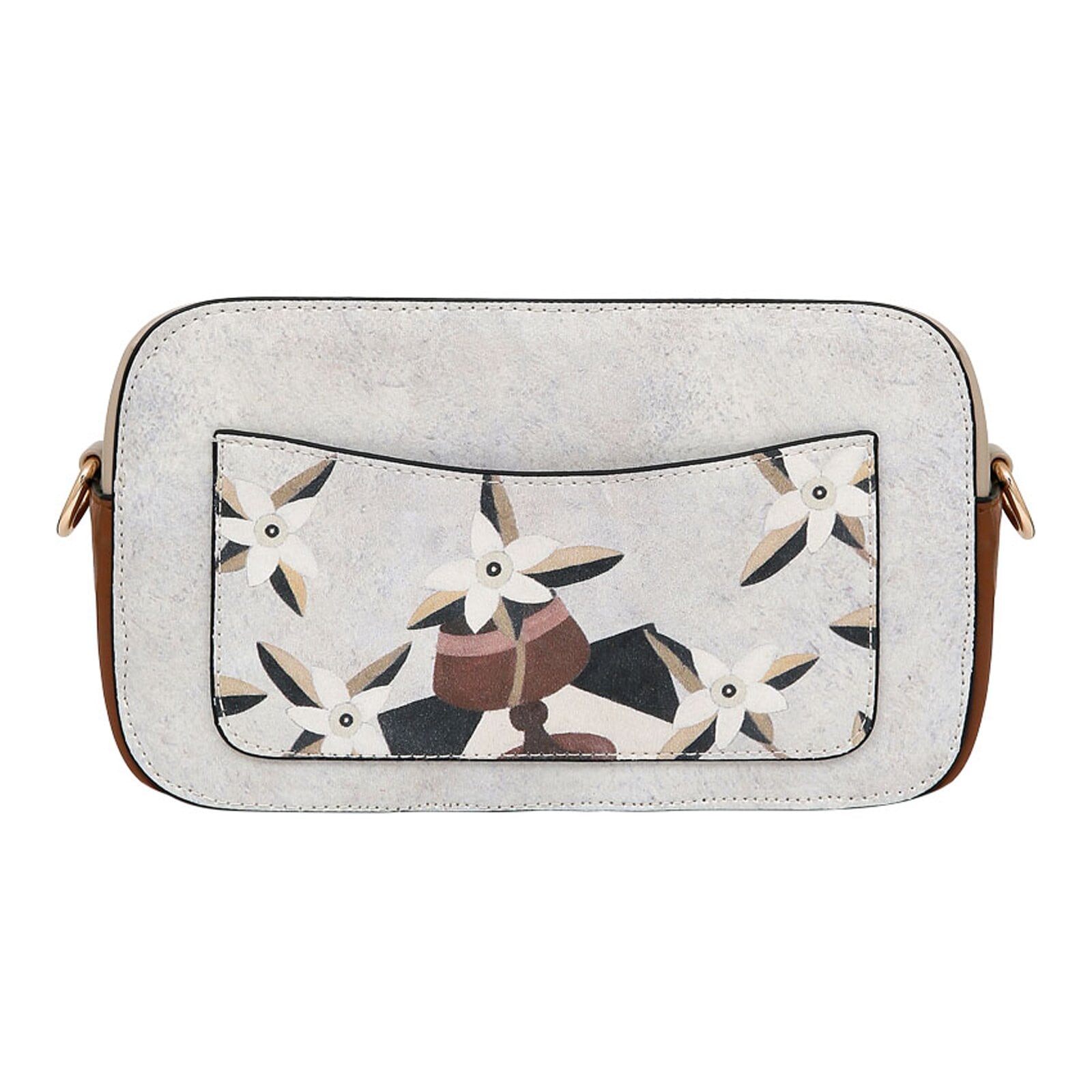 DOGO Handtasche »Mono Abendtasche Bloom And Grow Damen Umhängetasche« Handgefertigt
