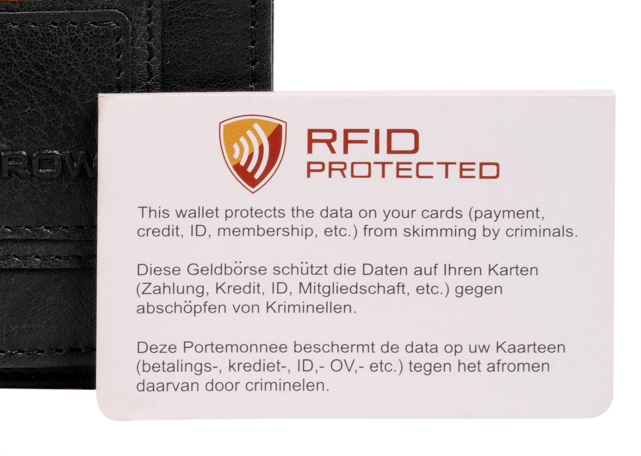 Spikes & Sparrow Geldbörse »WALLET RFID«, echt Leder
