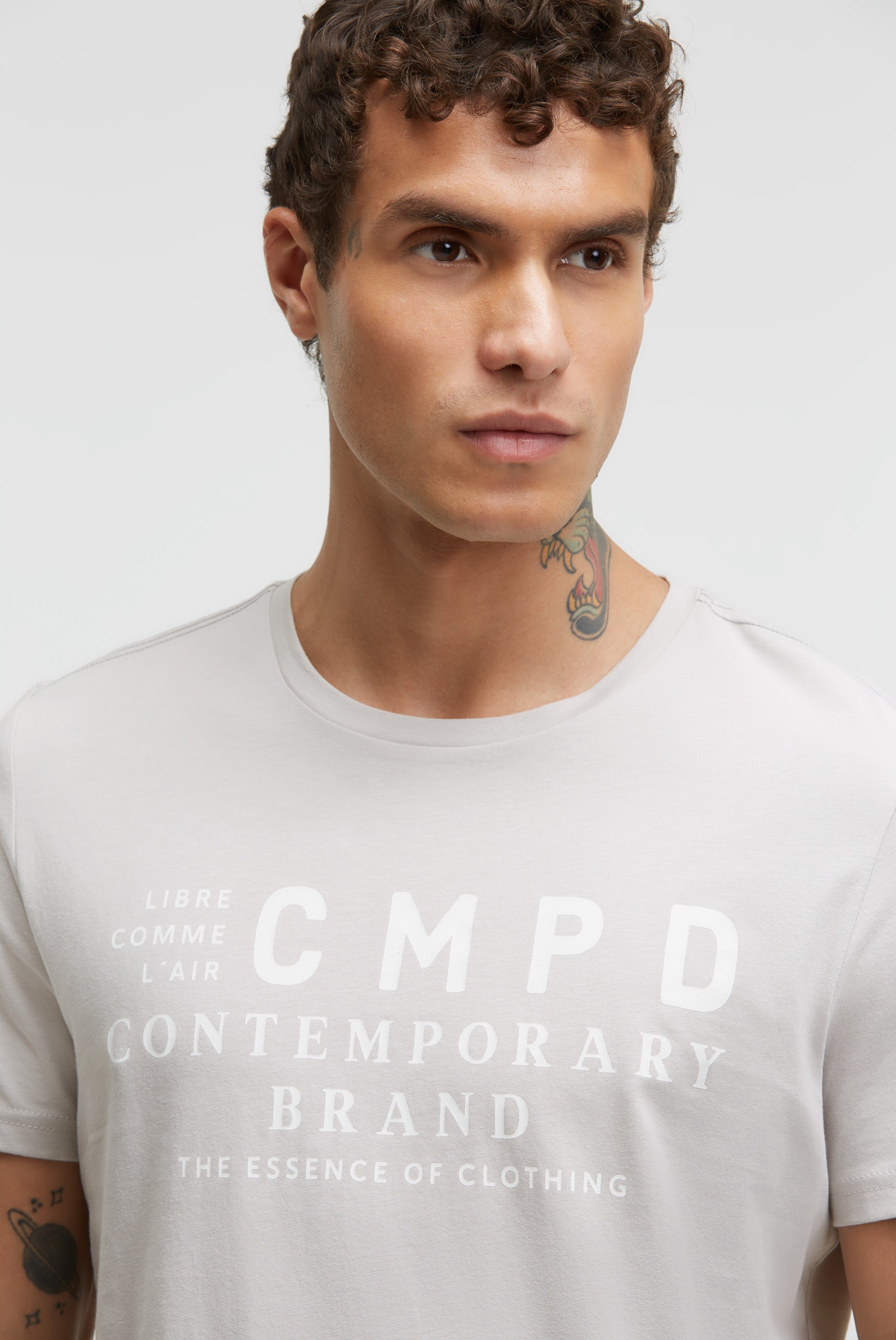 CMPD Rundhalsshirt aus Baumwolle