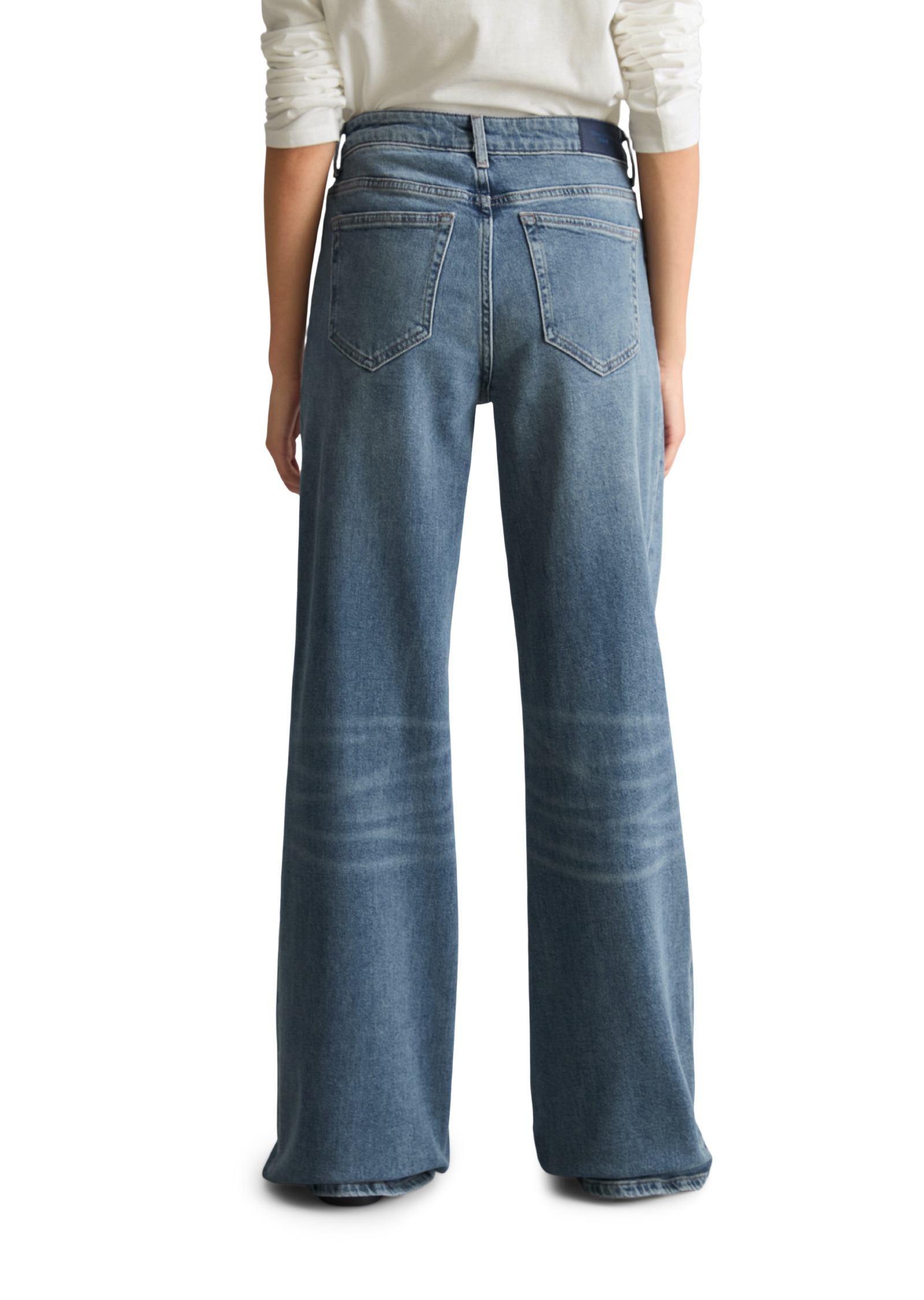 Marc O'Polo DENIM Schlagjeans »aus Organic-Cotton-Lyocell-Mix«