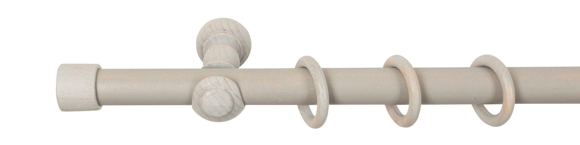 SN DECO GROUP Gardinenstange "Cafiro" 1 läufig-läufig Fixmaß 28 mm, Holz, v günstig online kaufen