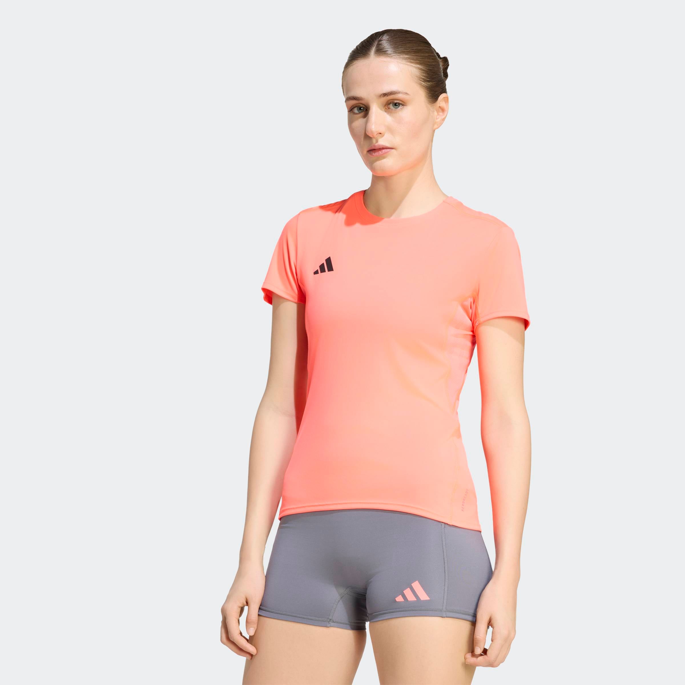 adidas Performance Laufshirt "ADIZERO ESSENTIALS RUNNING" für Erwachsene, ohne Verschluss, mit Rundhalsausschnitt