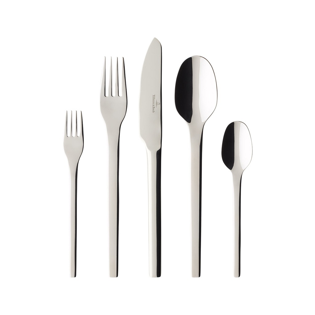 Villeroy & Boch Besteck-Set "Tafelbesteck V&B Tools 180er Set silber" Spülmaschinenfest
