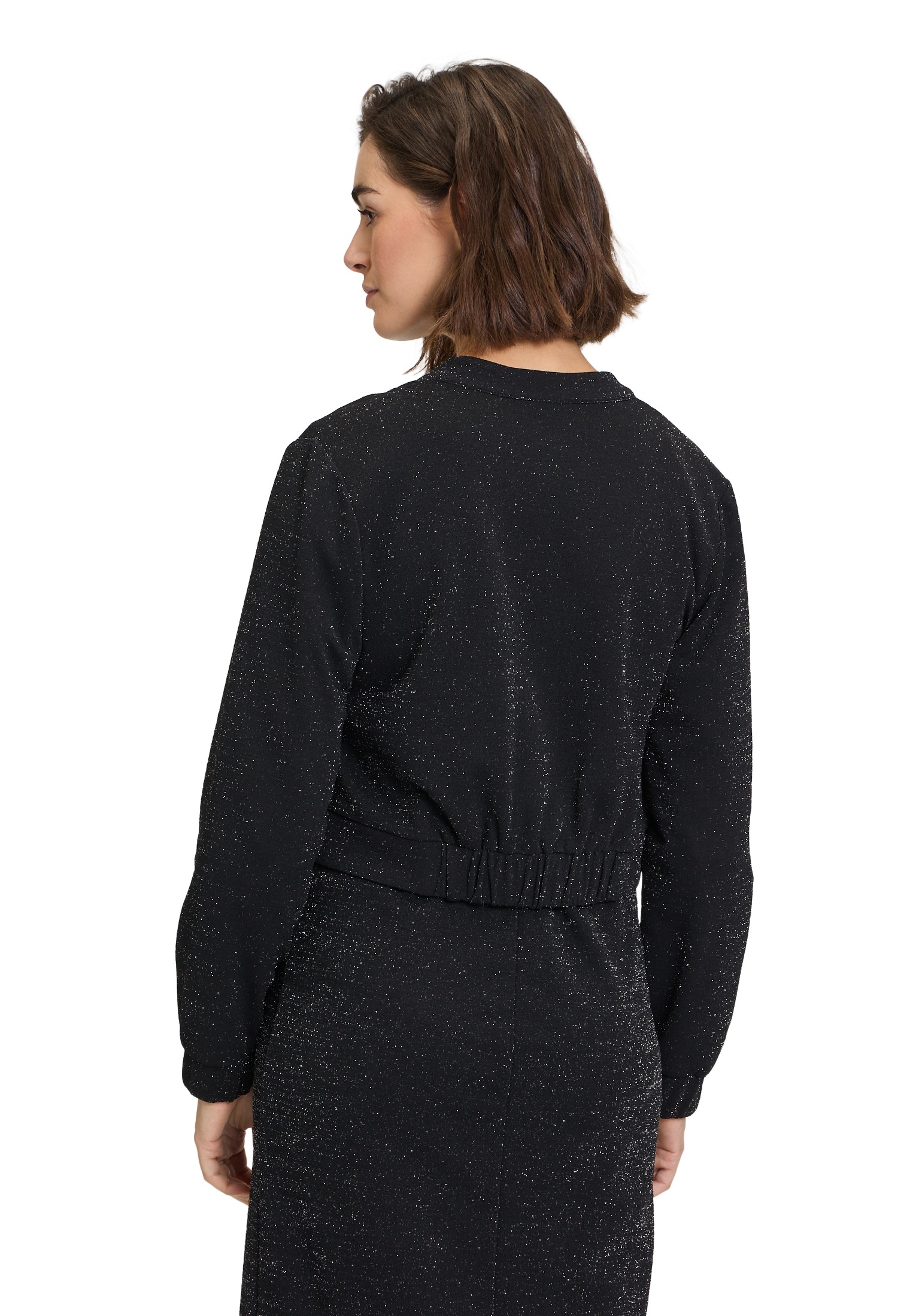 Betty Barclay Sweatjacke »Betty Barclay Damen Casual-Jacke im Glitzer-Look«, Material